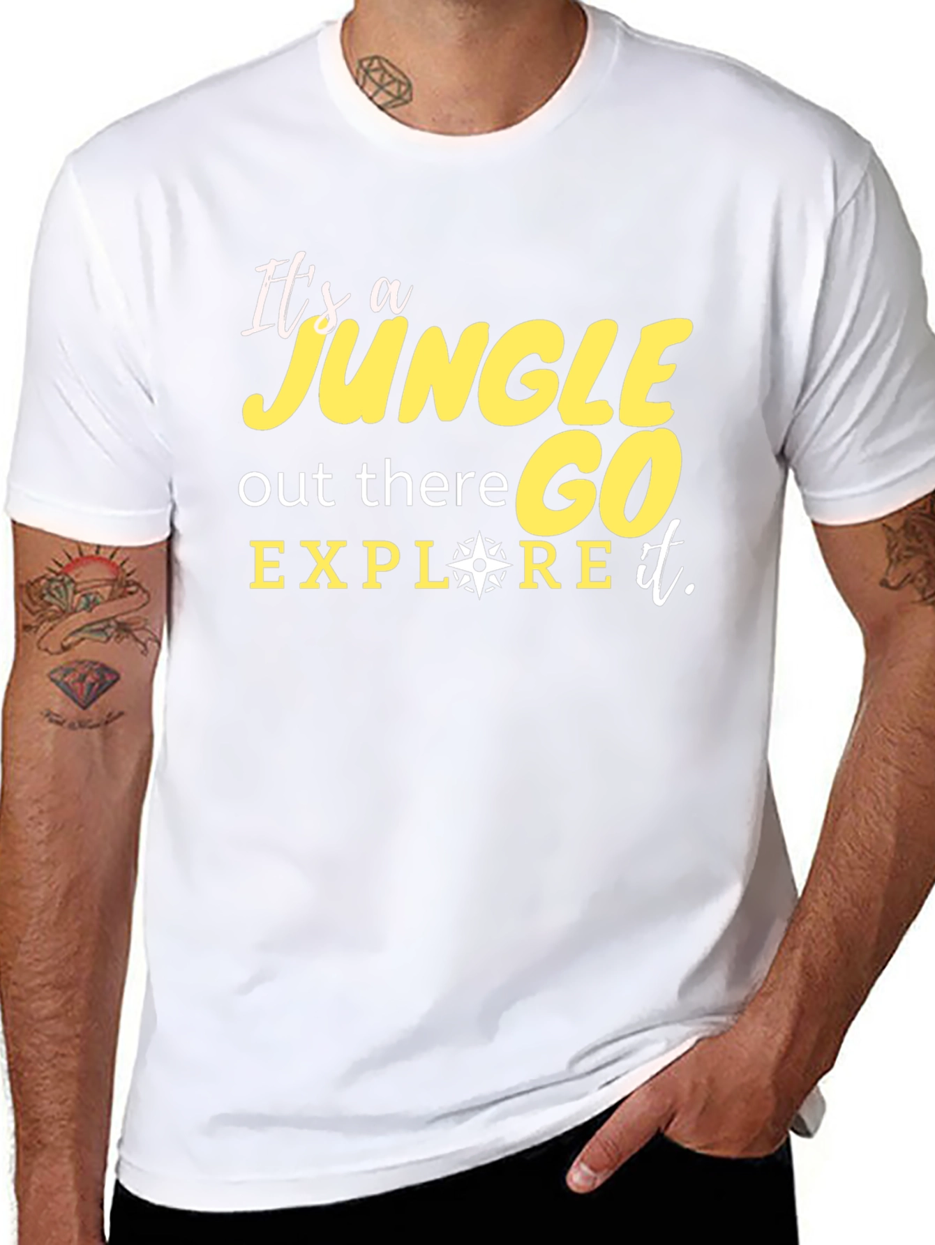 Jungle Explore Graphic Tee - Adventure Awaits!