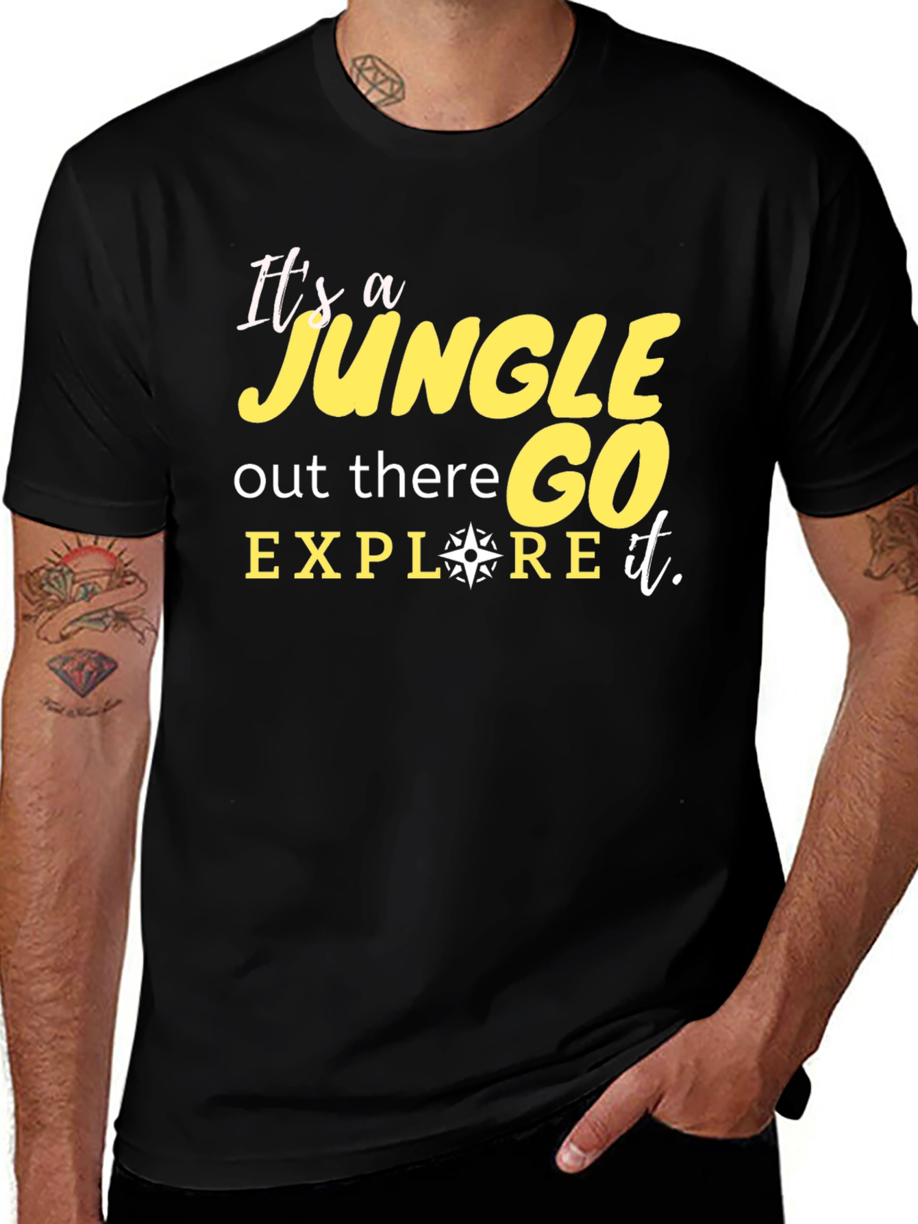 Jungle Explore Graphic Tee - Adventure Awaits!