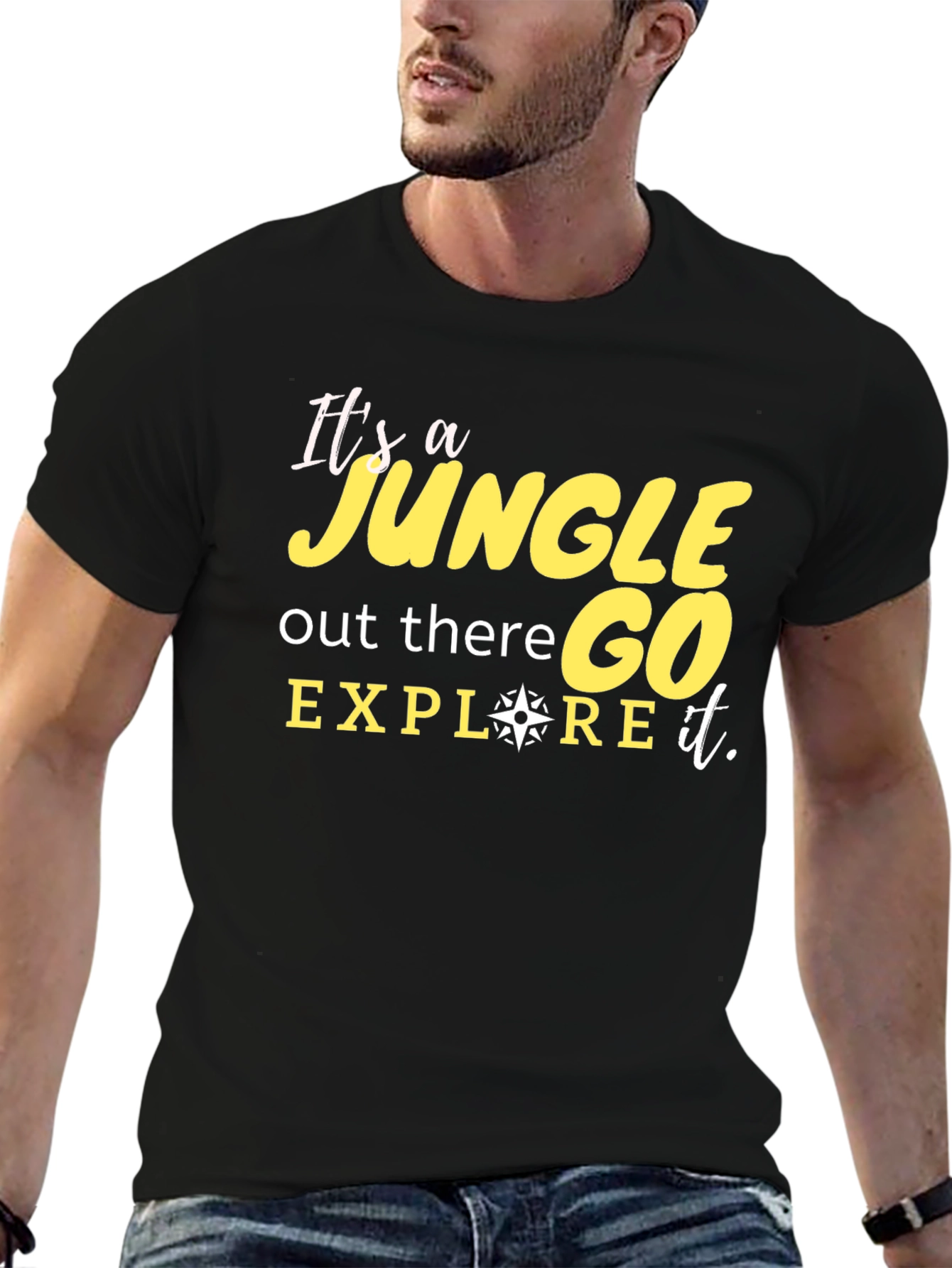 Jungle Explore Graphic Tee - Adventure Awaits!