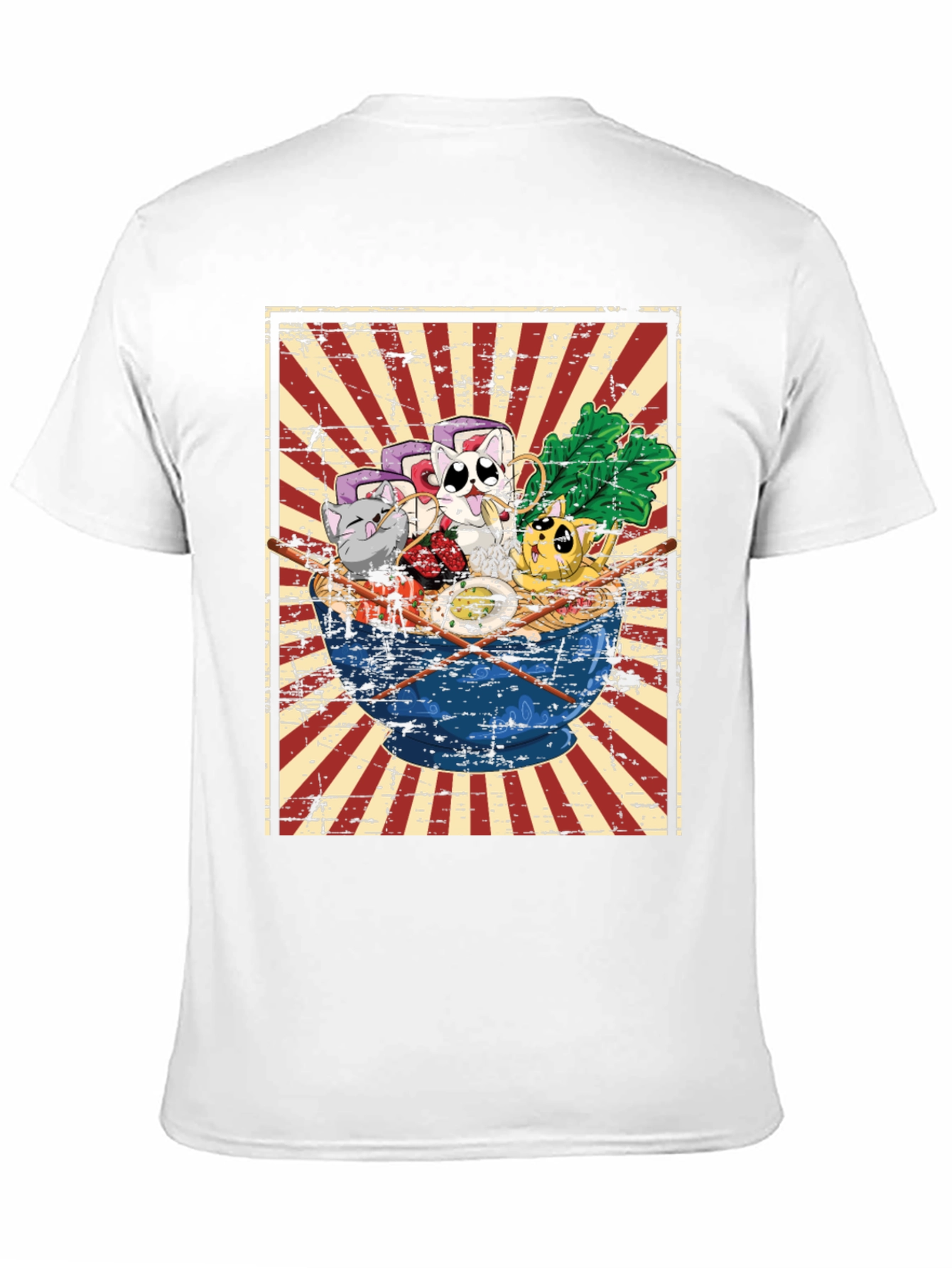 Sushi Cat Ramen Graphic Tee