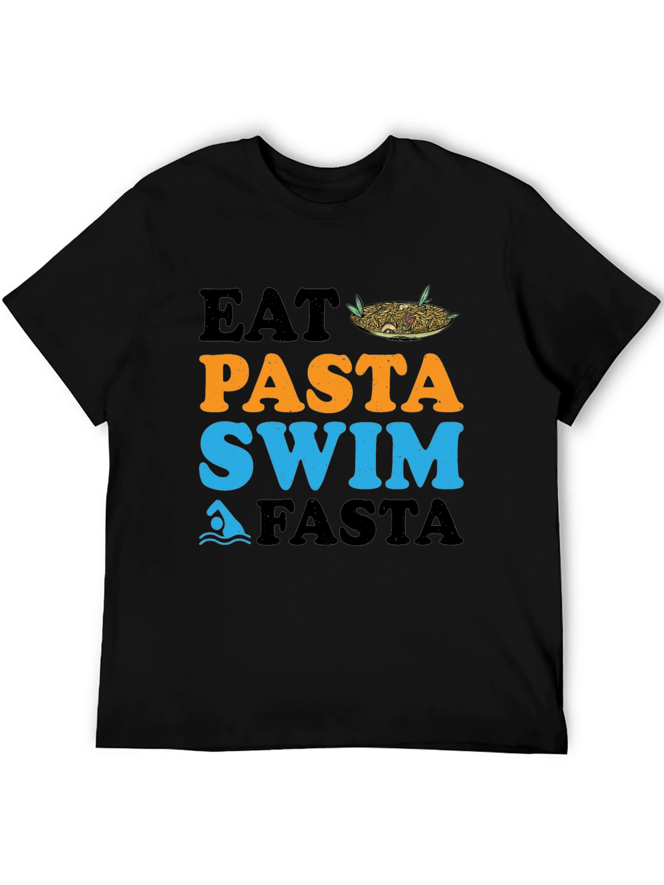 Eat Pasta Swim Fasta Graphic Tee