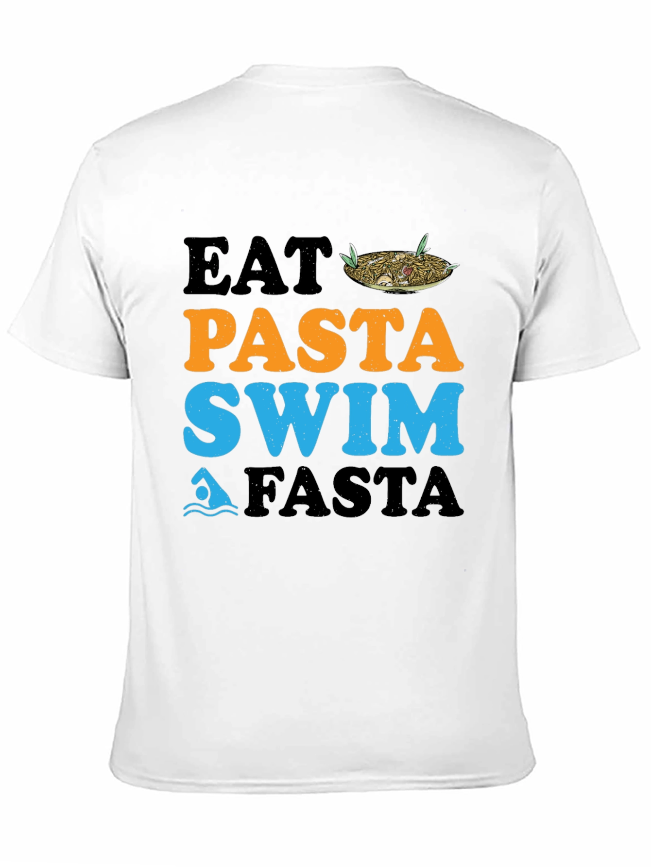 Eat Pasta Swim Fasta Graphic Tee