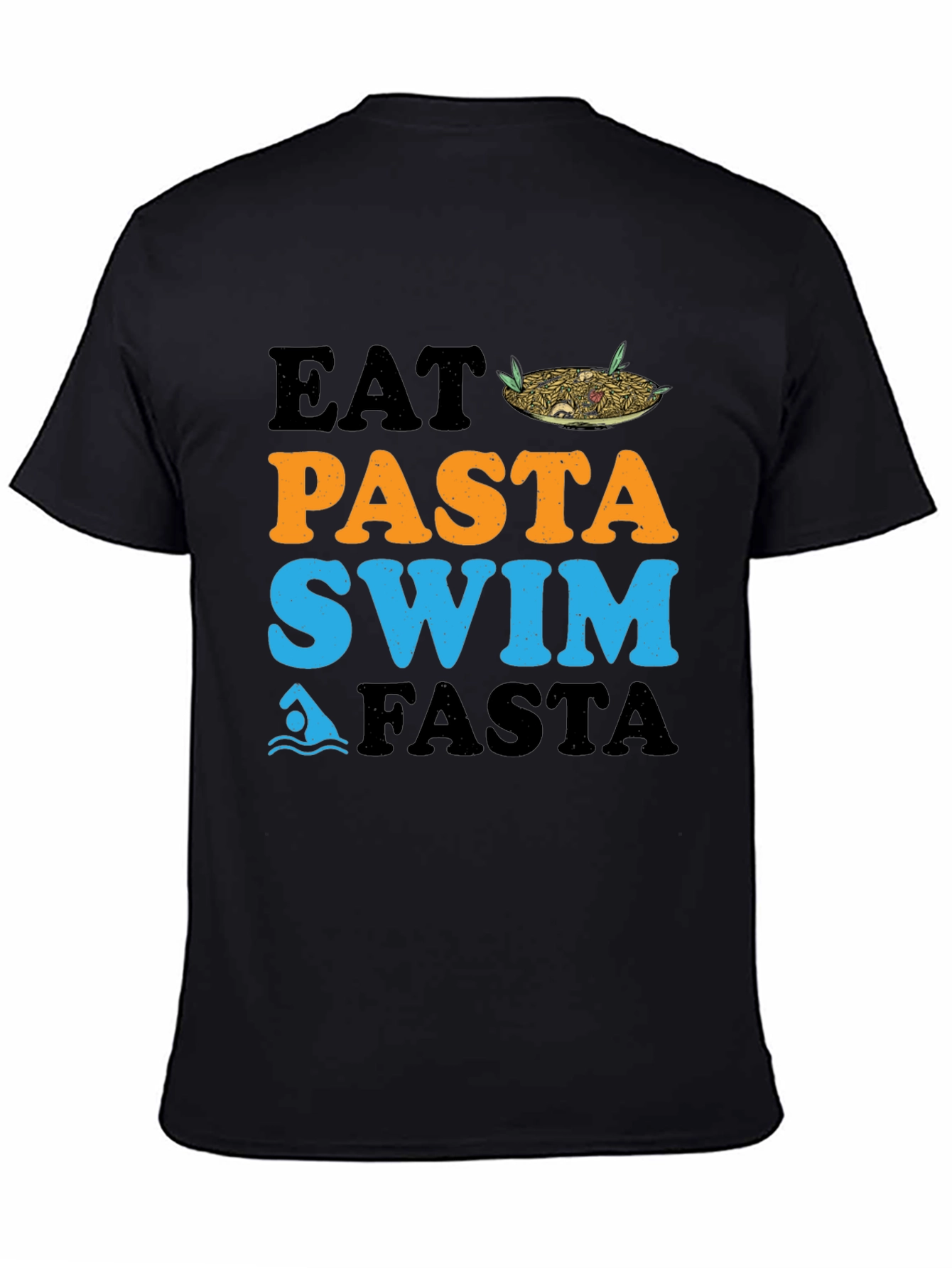 Eat Pasta Swim Fasta Graphic Tee