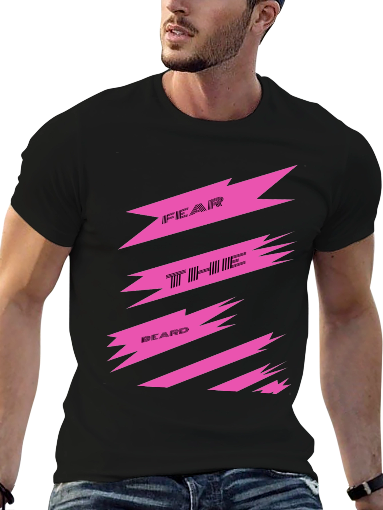 Fear the Beard T-Shirt - Bold Graphic Print