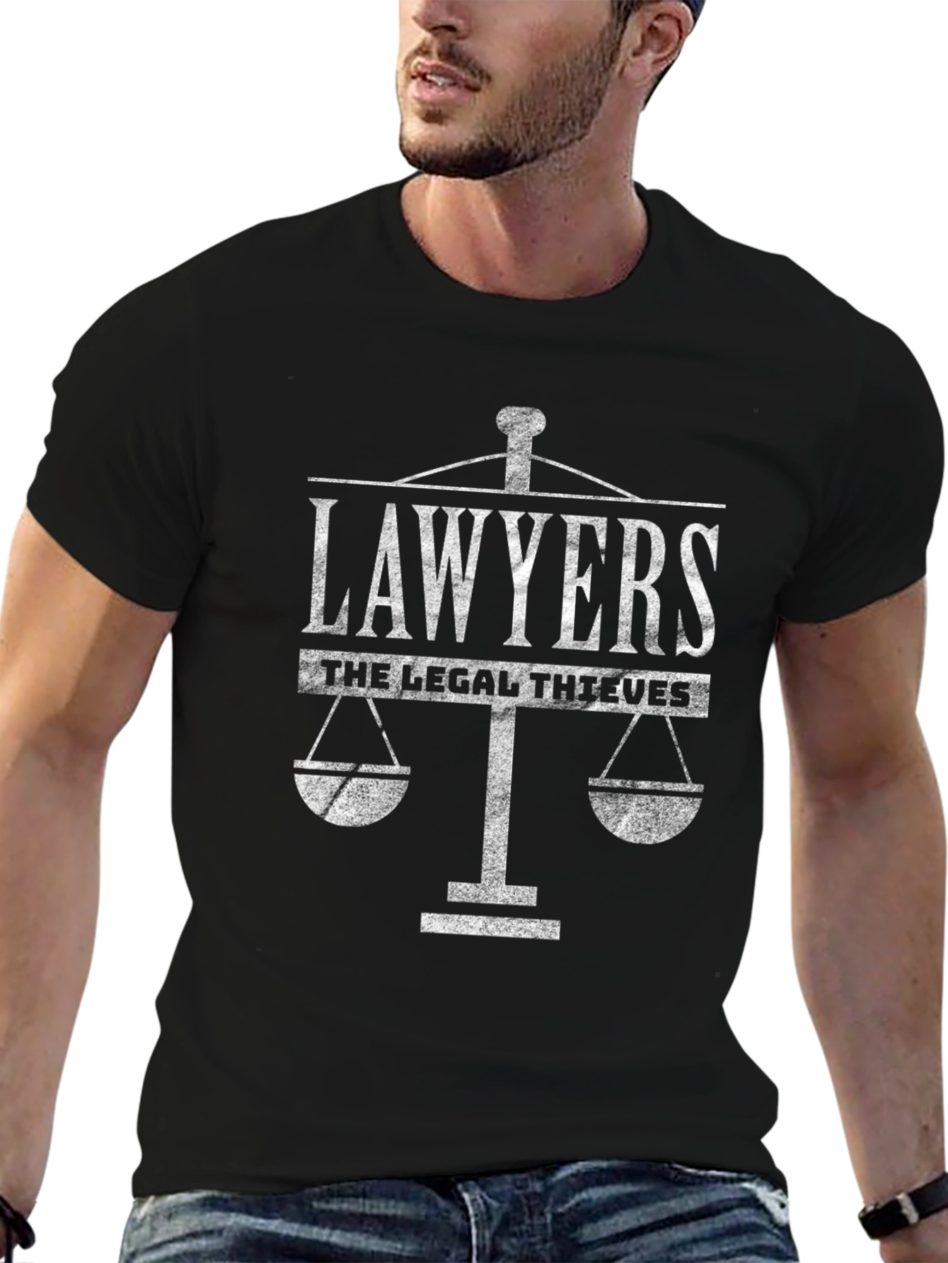 Lawyers The Legal Thieves Black T-Shirt
