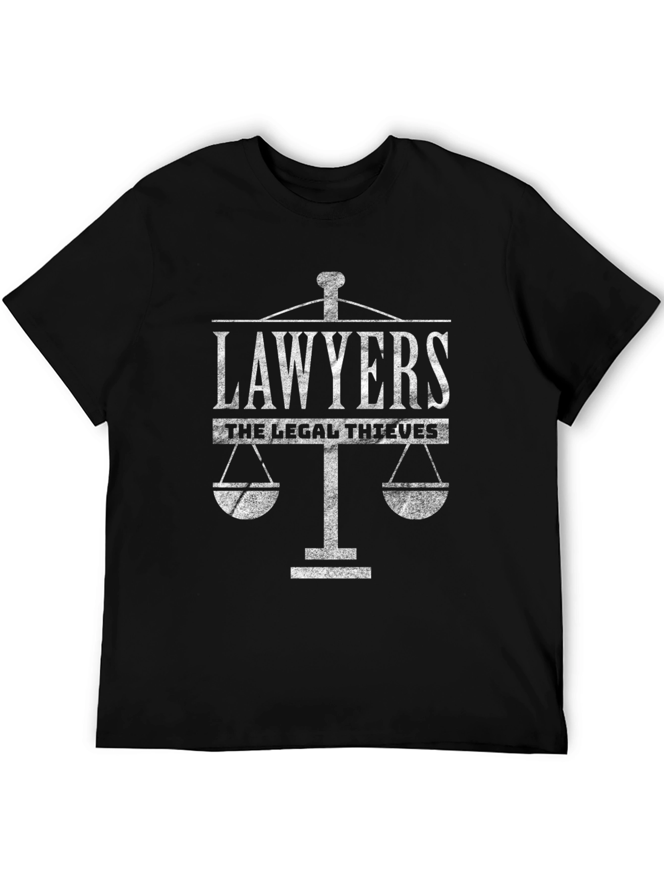 Lawyers The Legal Thieves Black T-Shirt