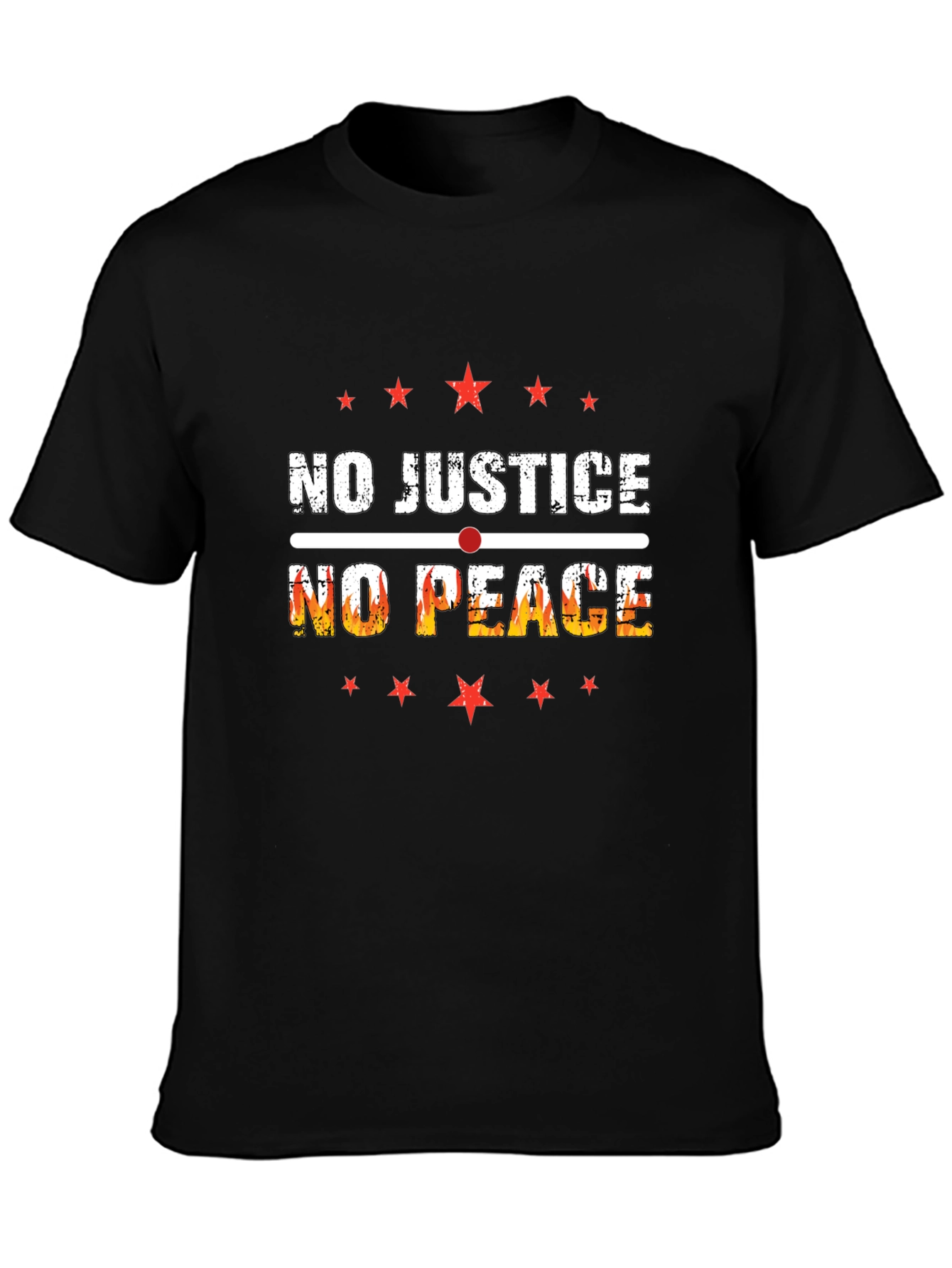 No Justice No Peace Graphic T-Shirt