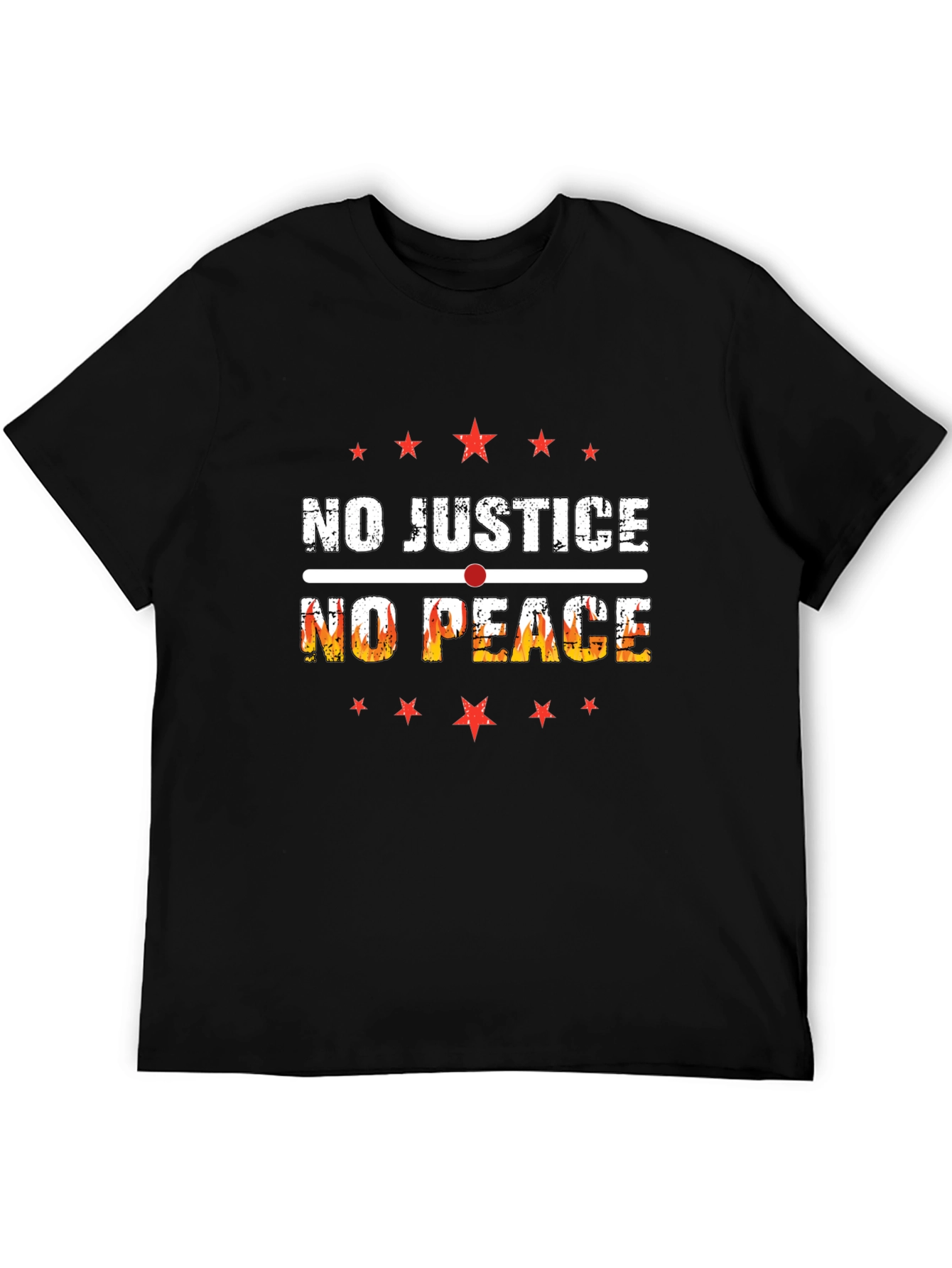 No Justice No Peace Graphic T-Shirt