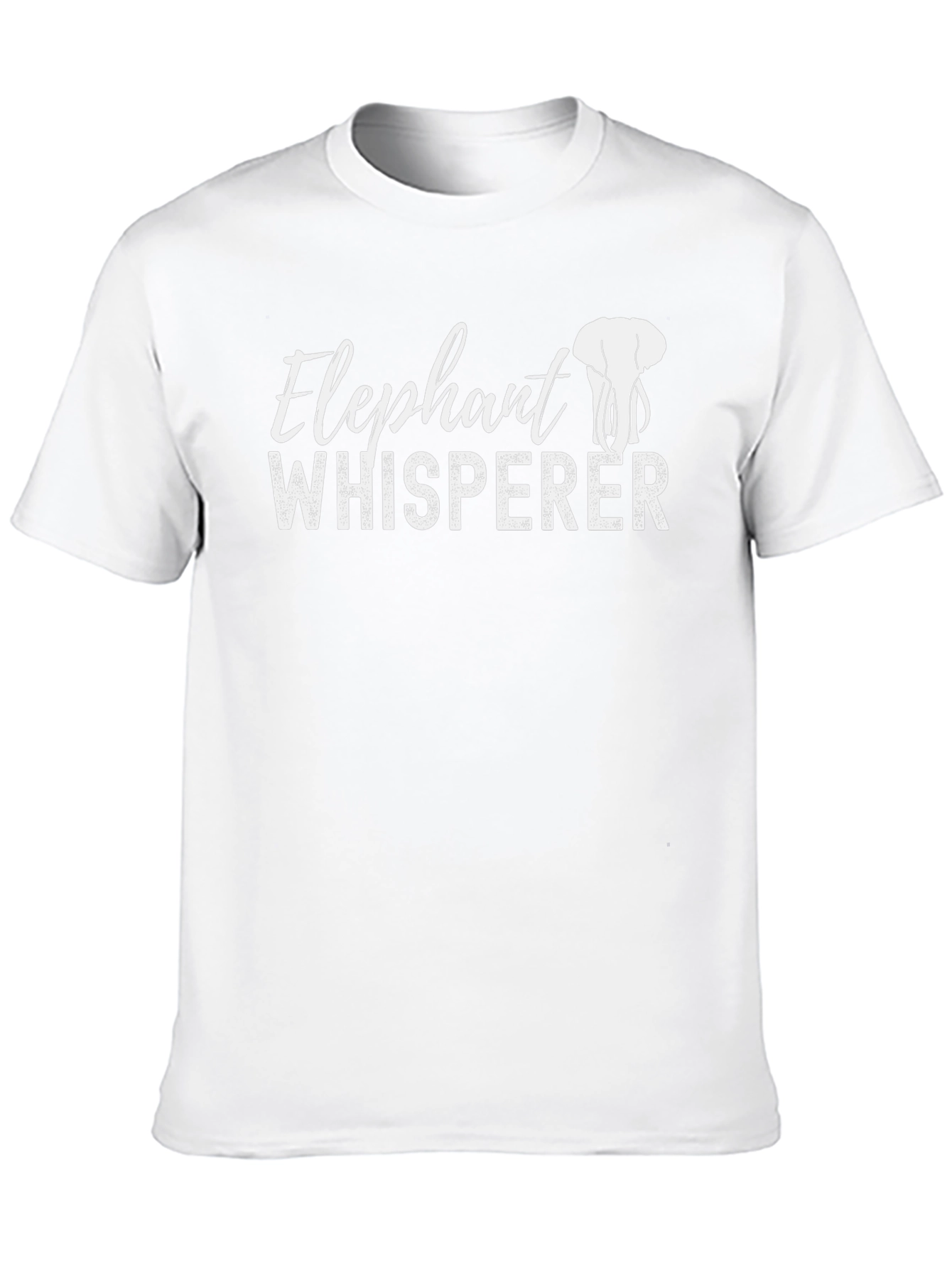 Elephant Whisperer Graphic T-Shirt - Black