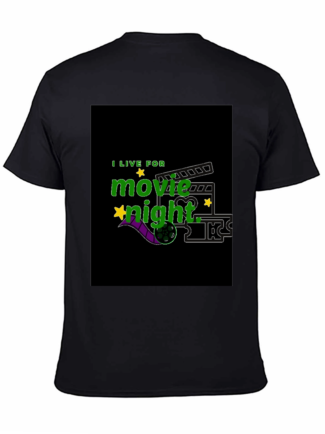 Movie Night T-Shirt - Film Fan Apparel