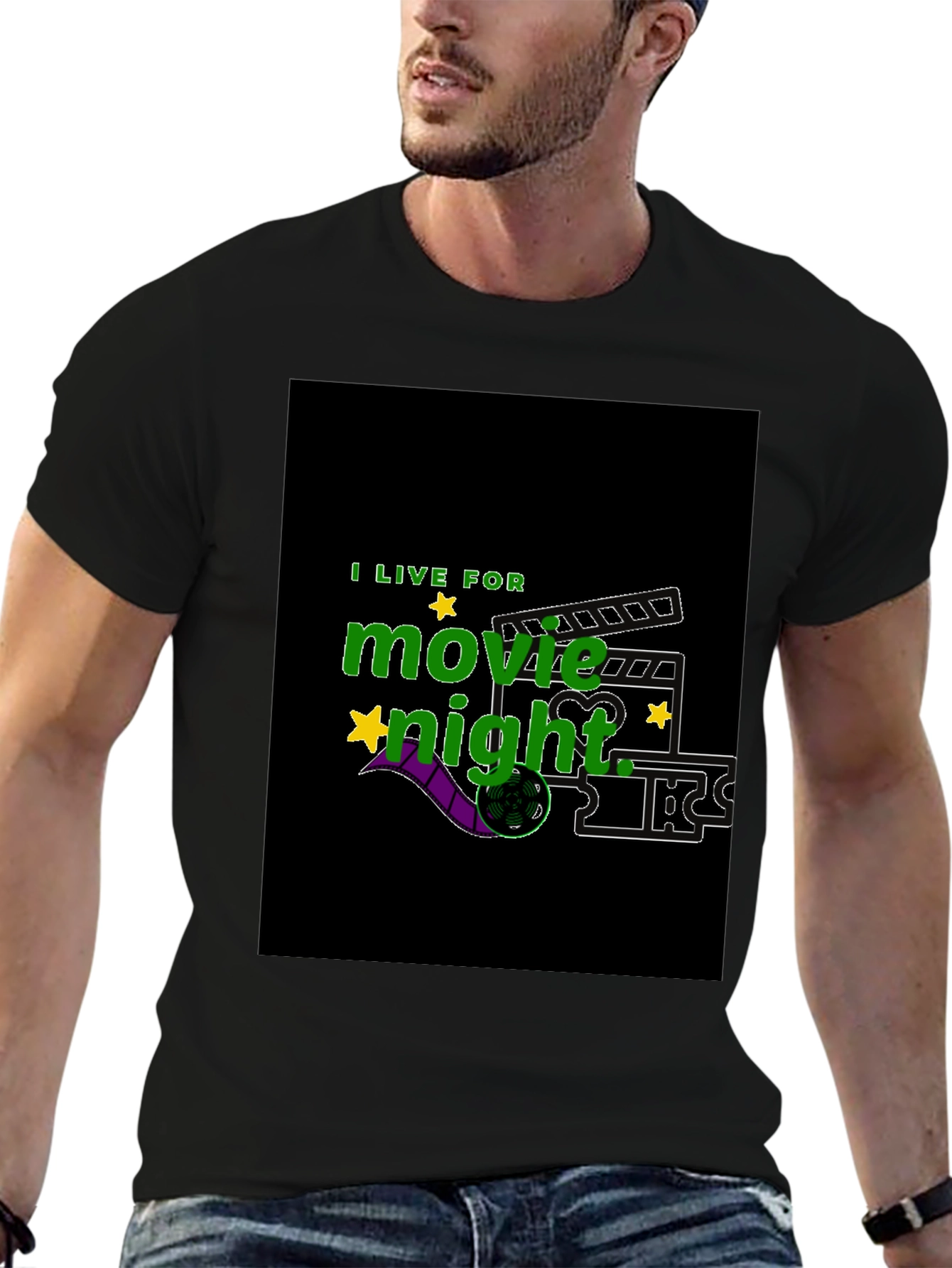 Movie Night T-Shirt - Film Fan Apparel