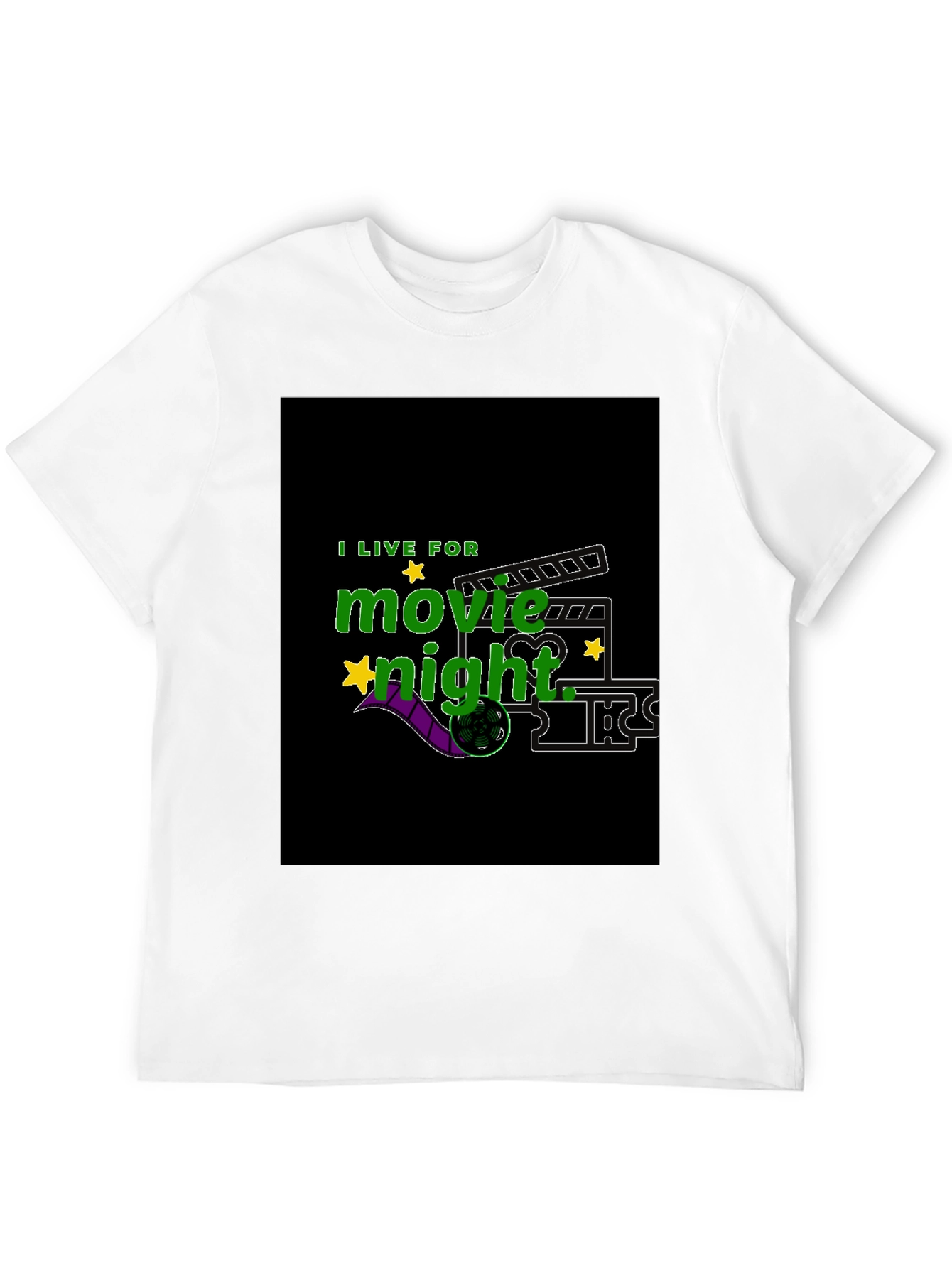 Movie Night T-Shirt - Film Fan Apparel