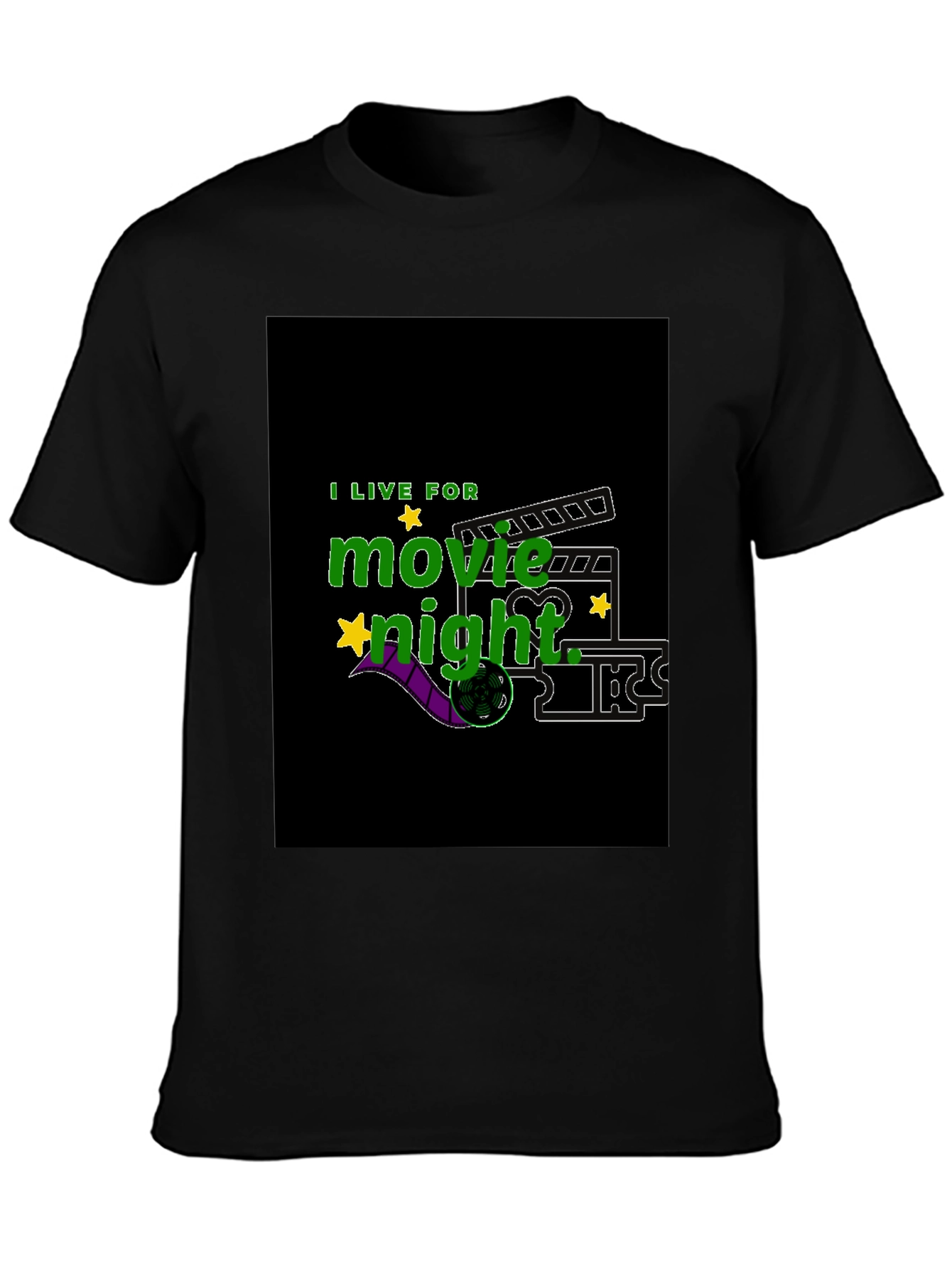 Movie Night T-Shirt - Film Fan Apparel