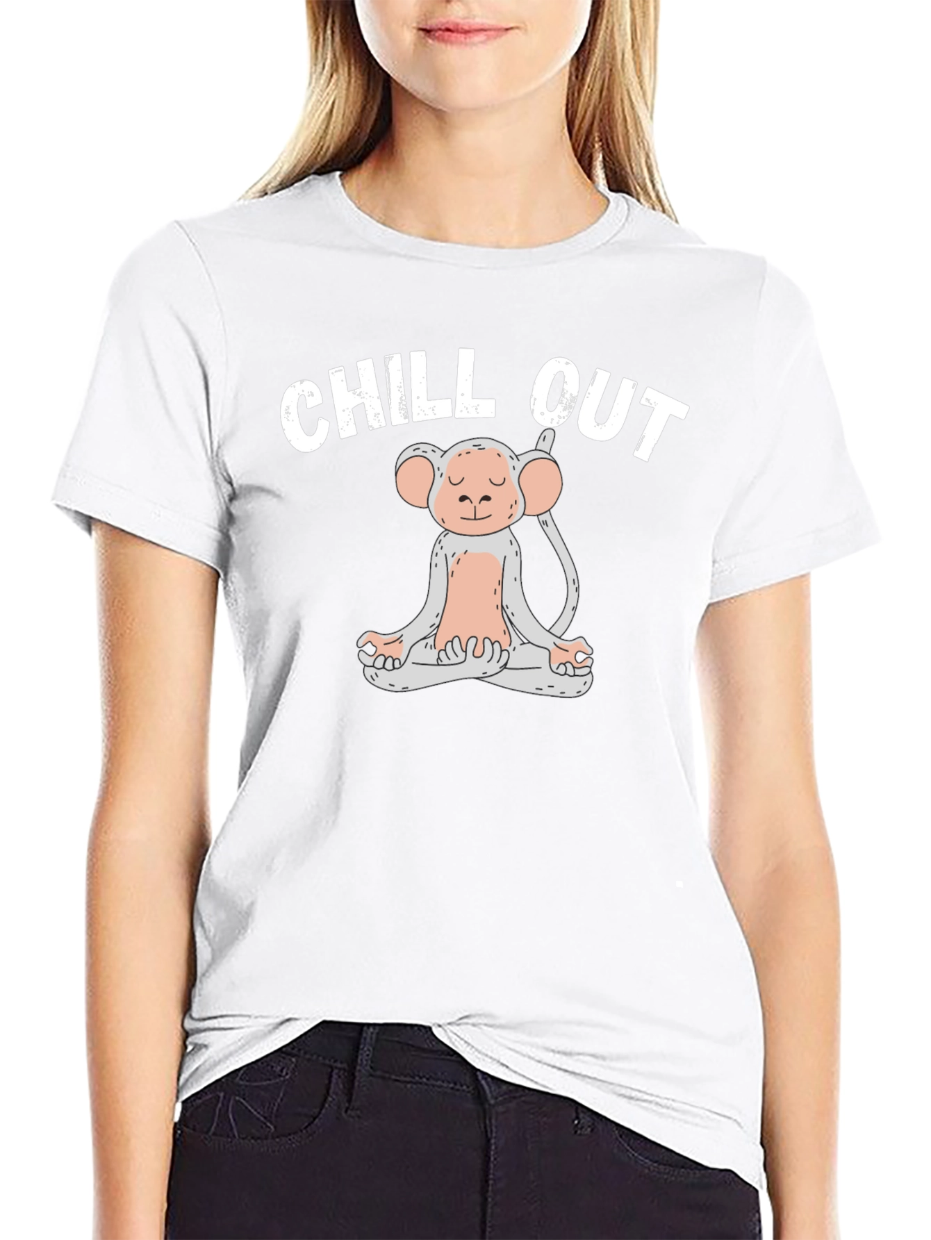 Chill Out Monkey Graphic T-Shirt