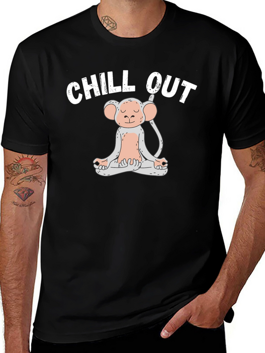 Chill Out Monkey Graphic T-Shirt
