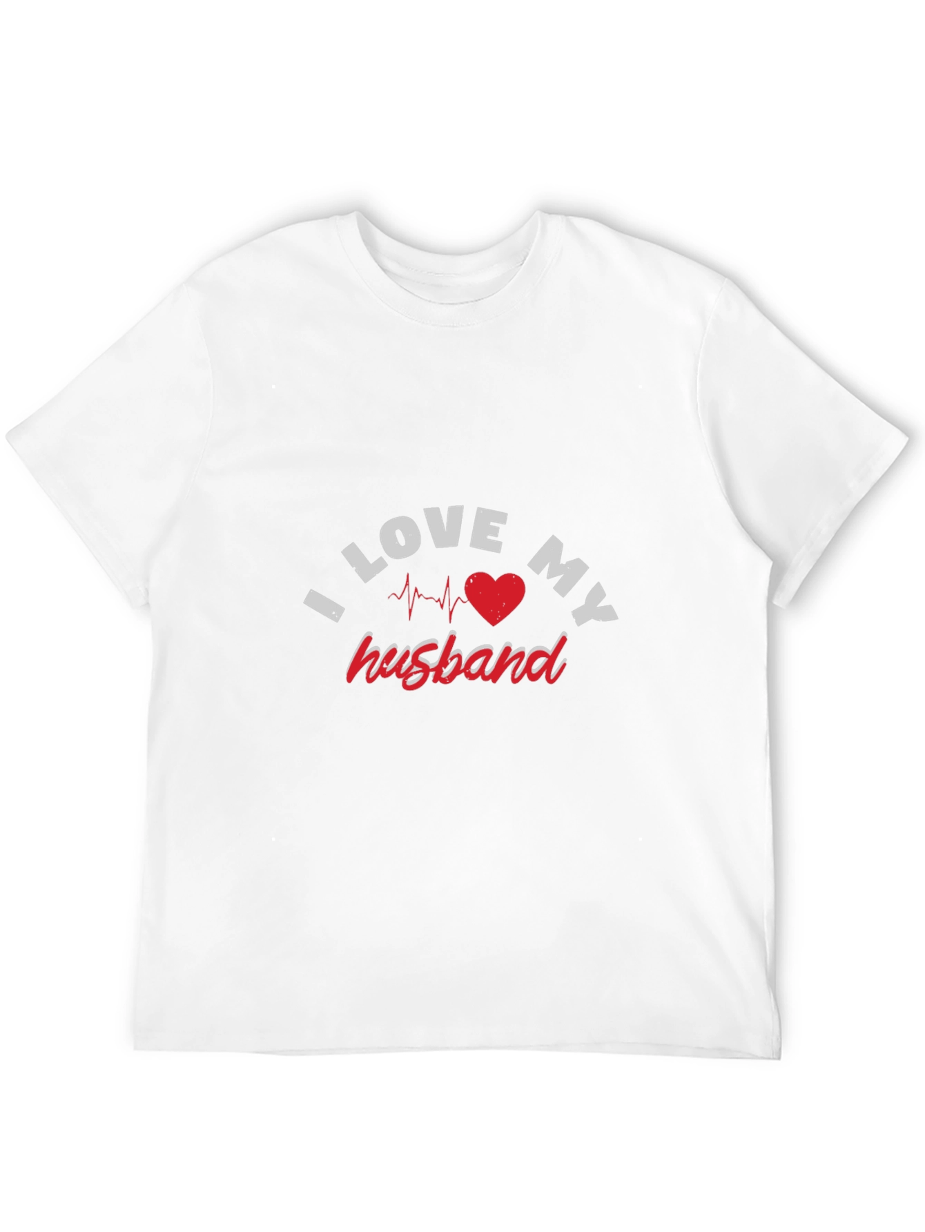 I Love My Husband Graphic Tee - Black