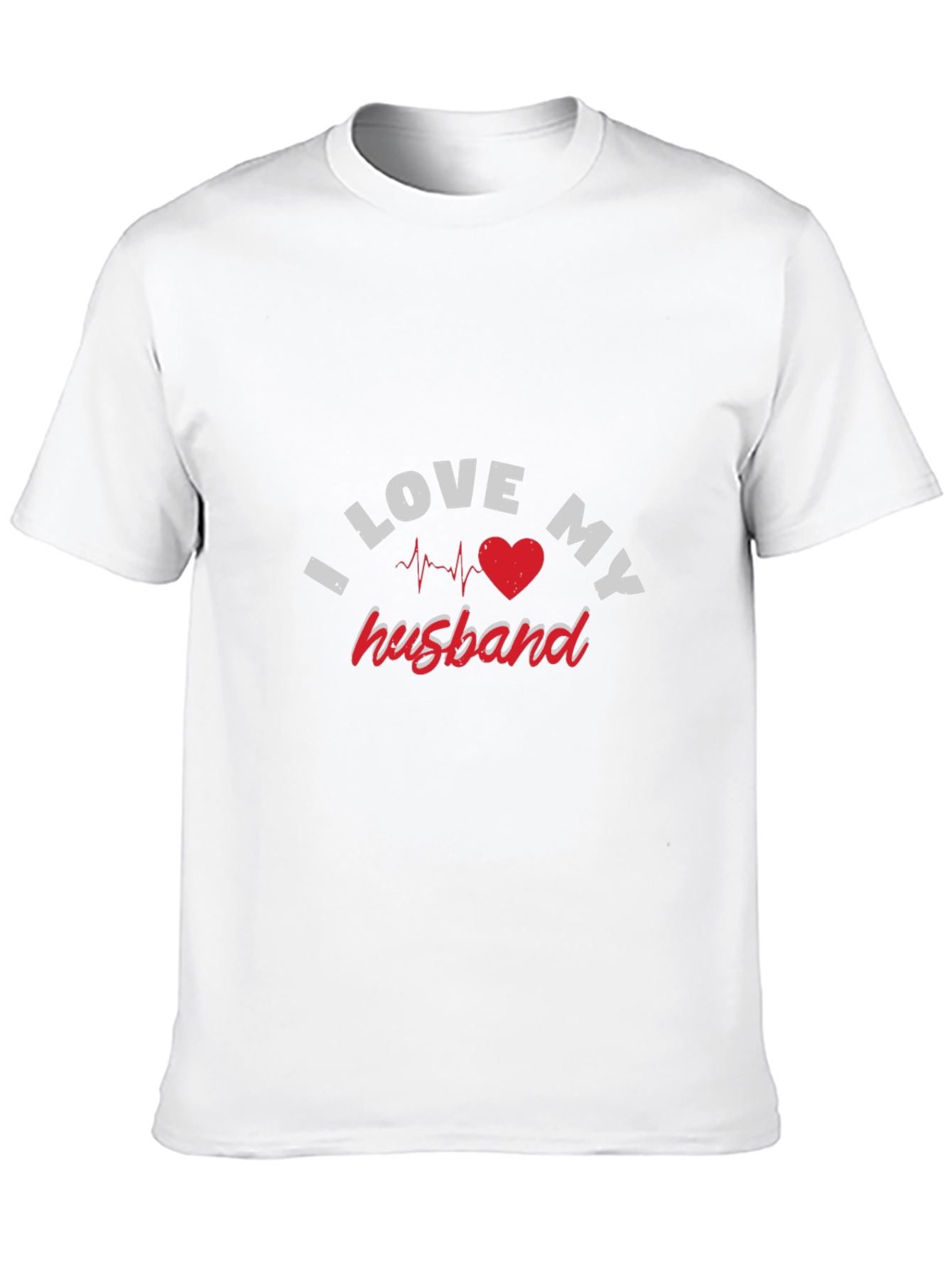 I Love My Husband Graphic Tee - Black