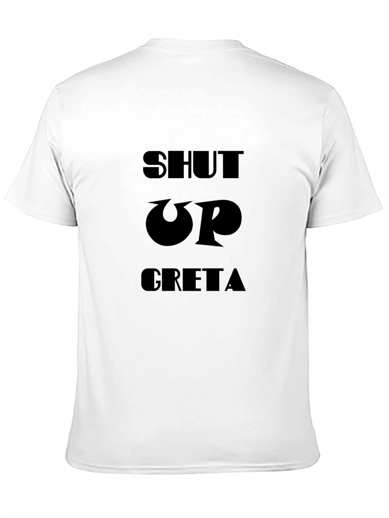 Shut Up Greta Tee - Black Graphic T-Shirt