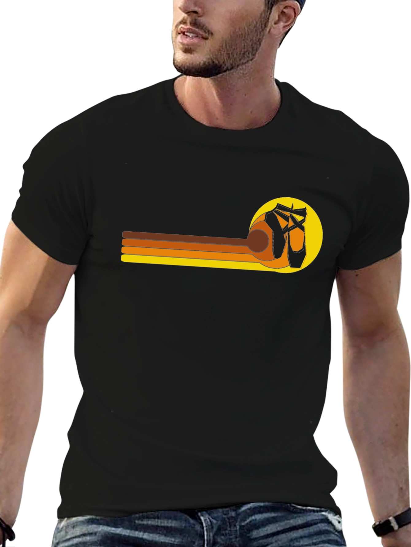 Ballet Retro Stripe Graphic T-Shirt