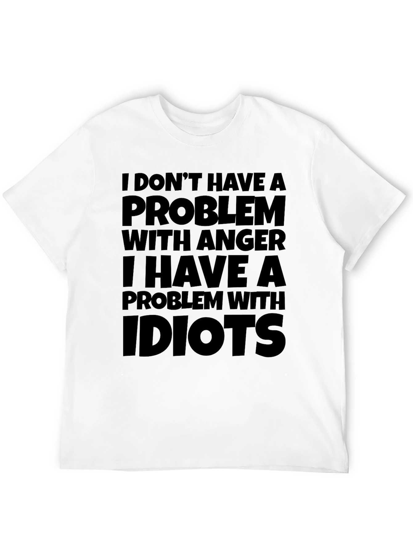 Funny Anger Problem Graphic T-Shirt
