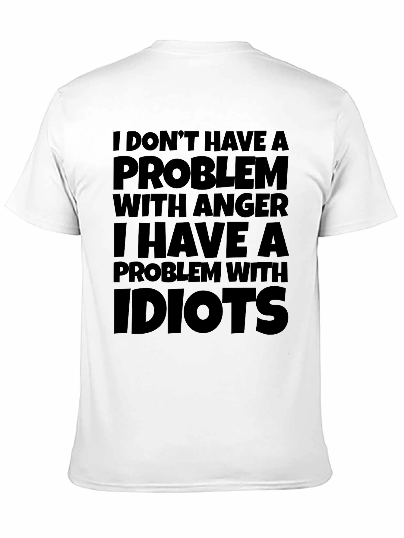 Funny Anger Problem Graphic T-Shirt