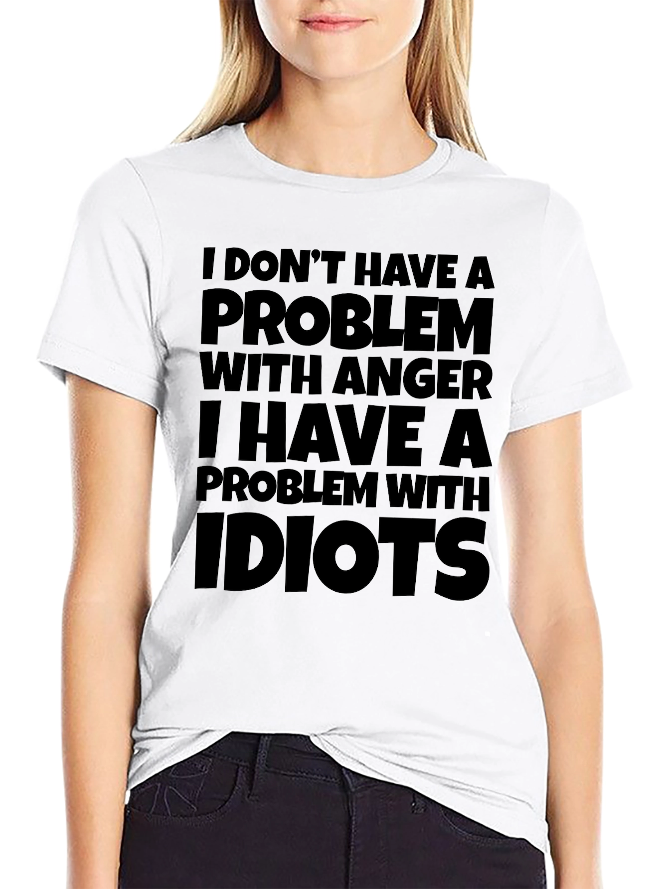 Funny Anger Problem Graphic T-Shirt