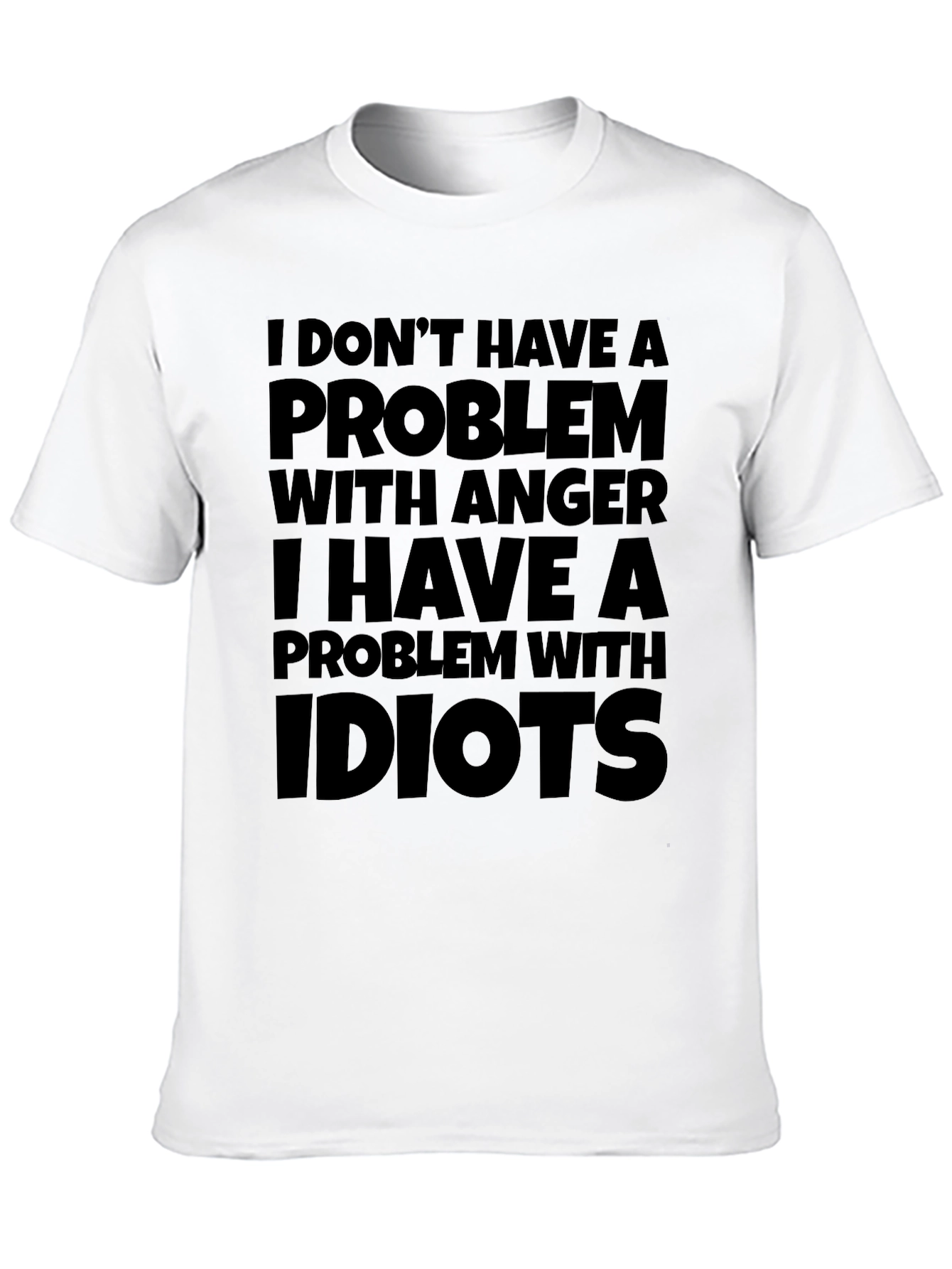 Funny Anger Problem Graphic T-Shirt