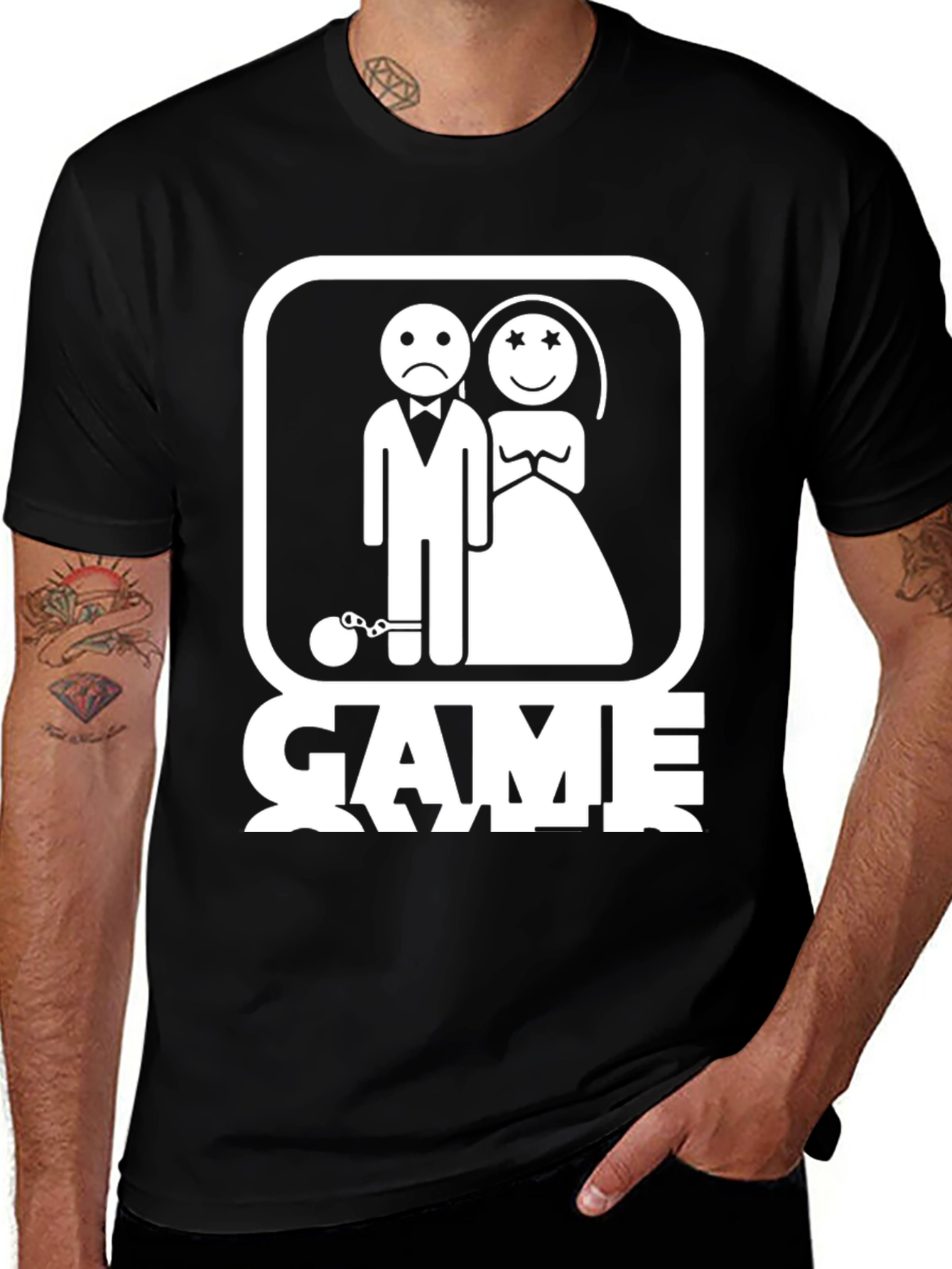 Game Over T-Shirt - Funny Wedding Groom Humor