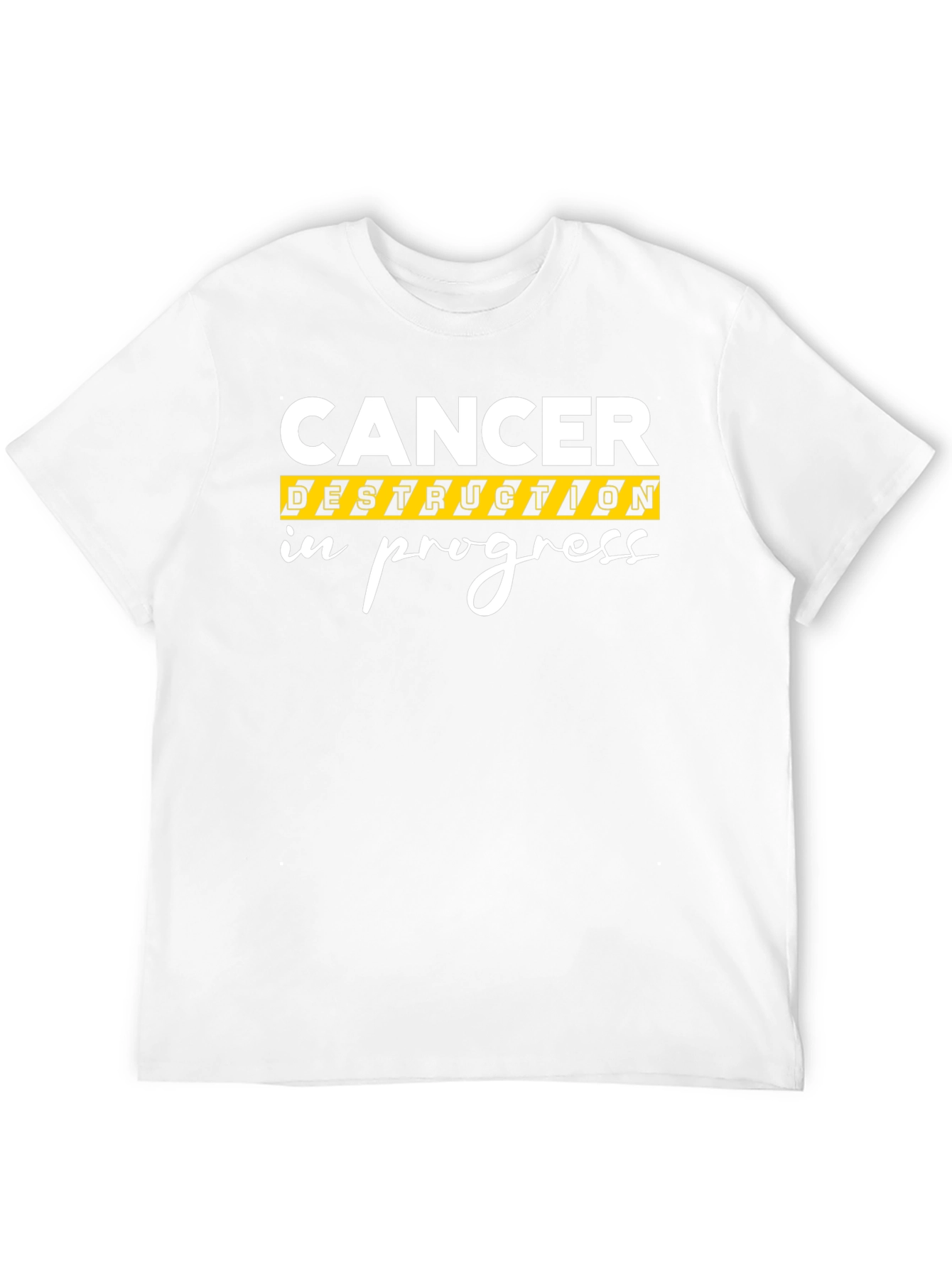 Cancer Destruction In Progress Graphic T-Shirt