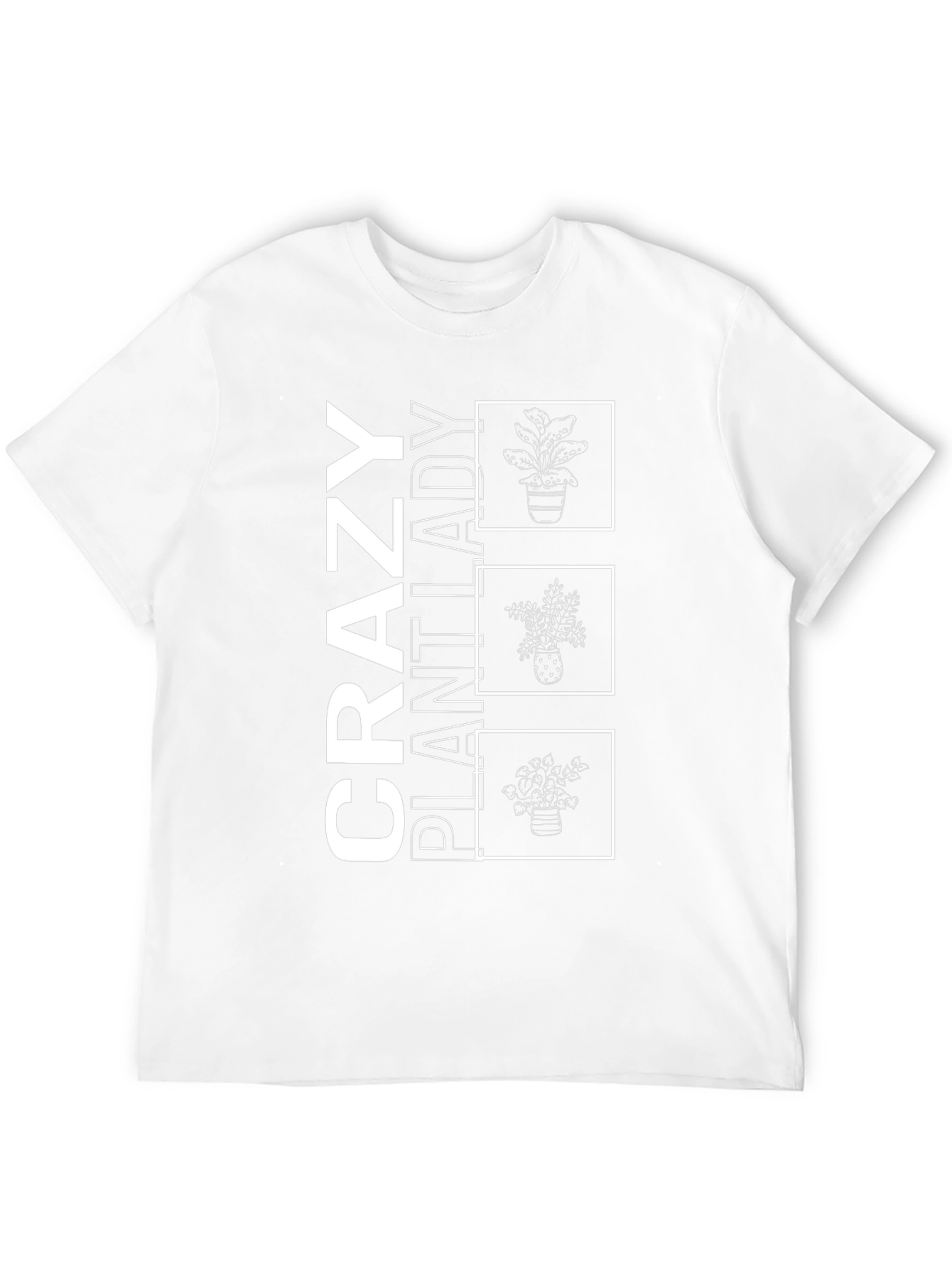 Crazy Plant Lady Graphic Tee - Black