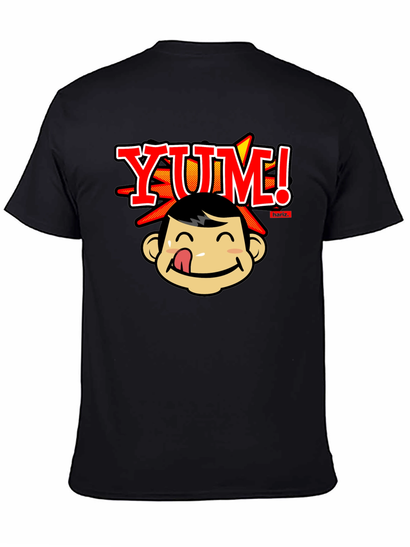 YUM! Graphic T-Shirt - Black Cotton Tee