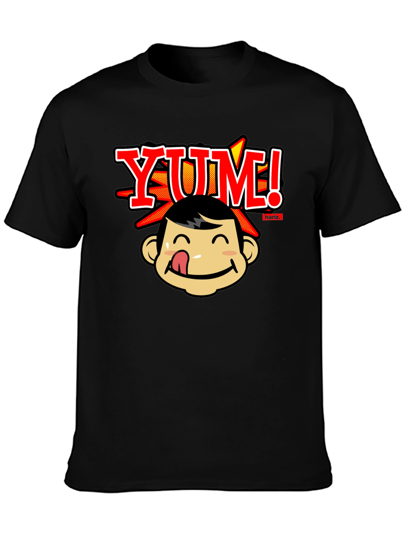 YUM! Graphic T-Shirt - Black Cotton Tee