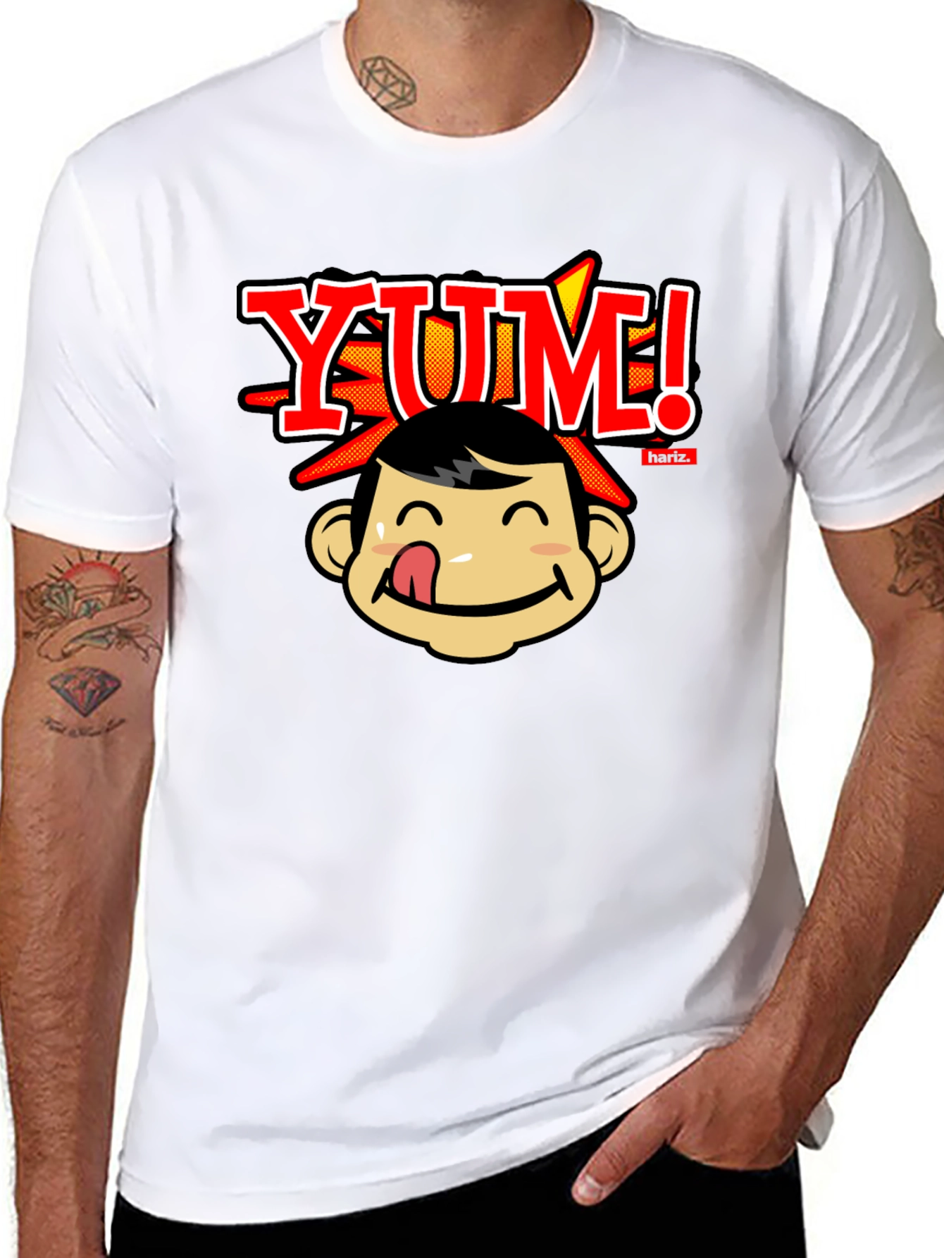 YUM! Graphic T-Shirt - Black Cotton Tee