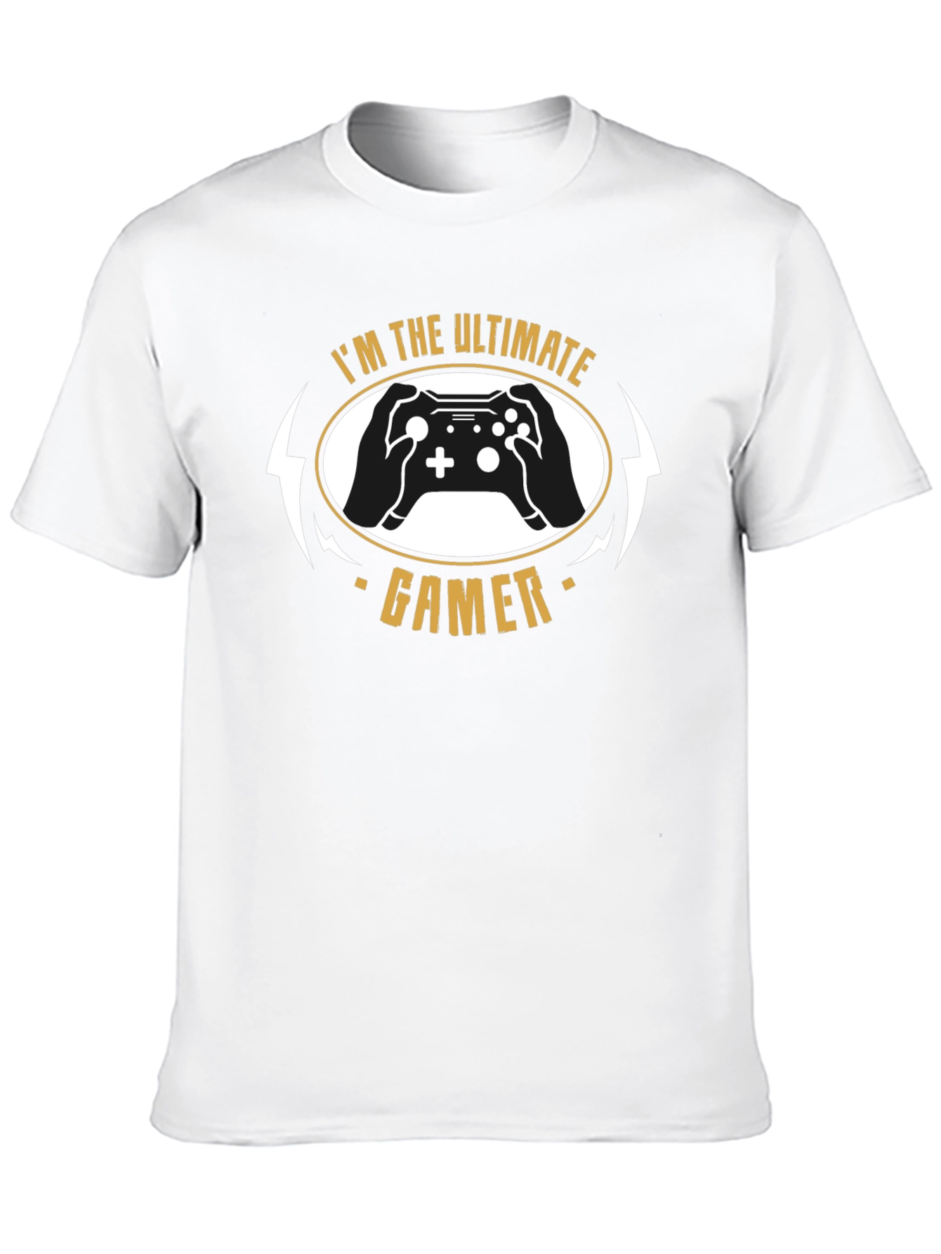 Ultimate Gamer Black T-Shirt Controller Graphic Tee