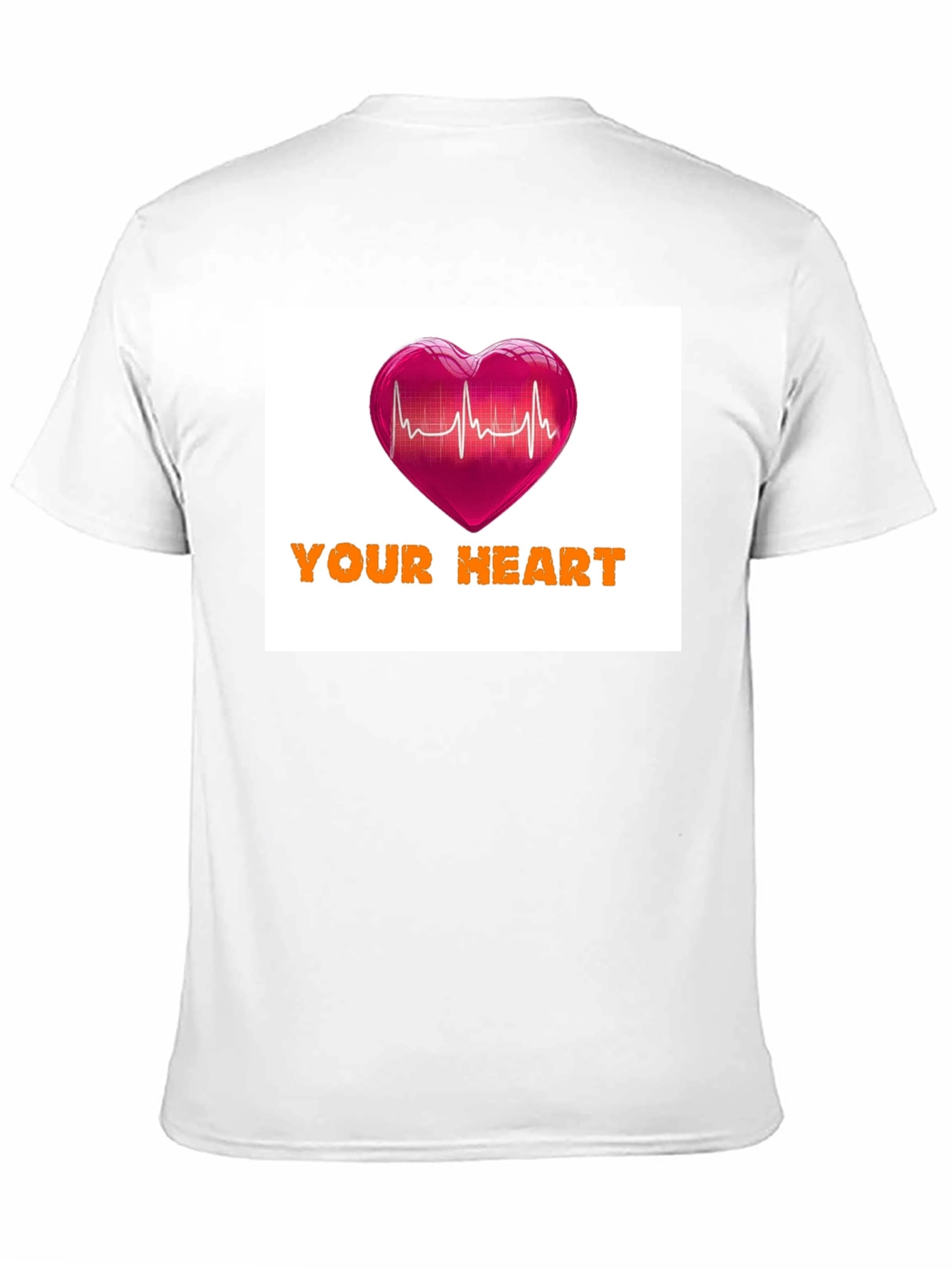 Your Heartbeat Graphic Black T-Shirt