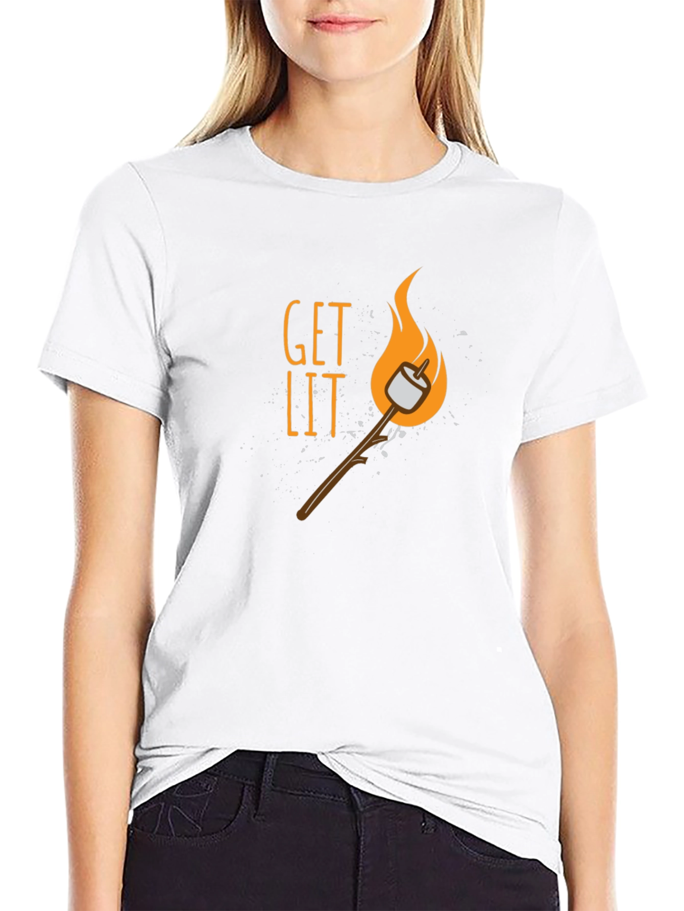 Get Lit Smore Graphic T-Shirt - Camping Tee
