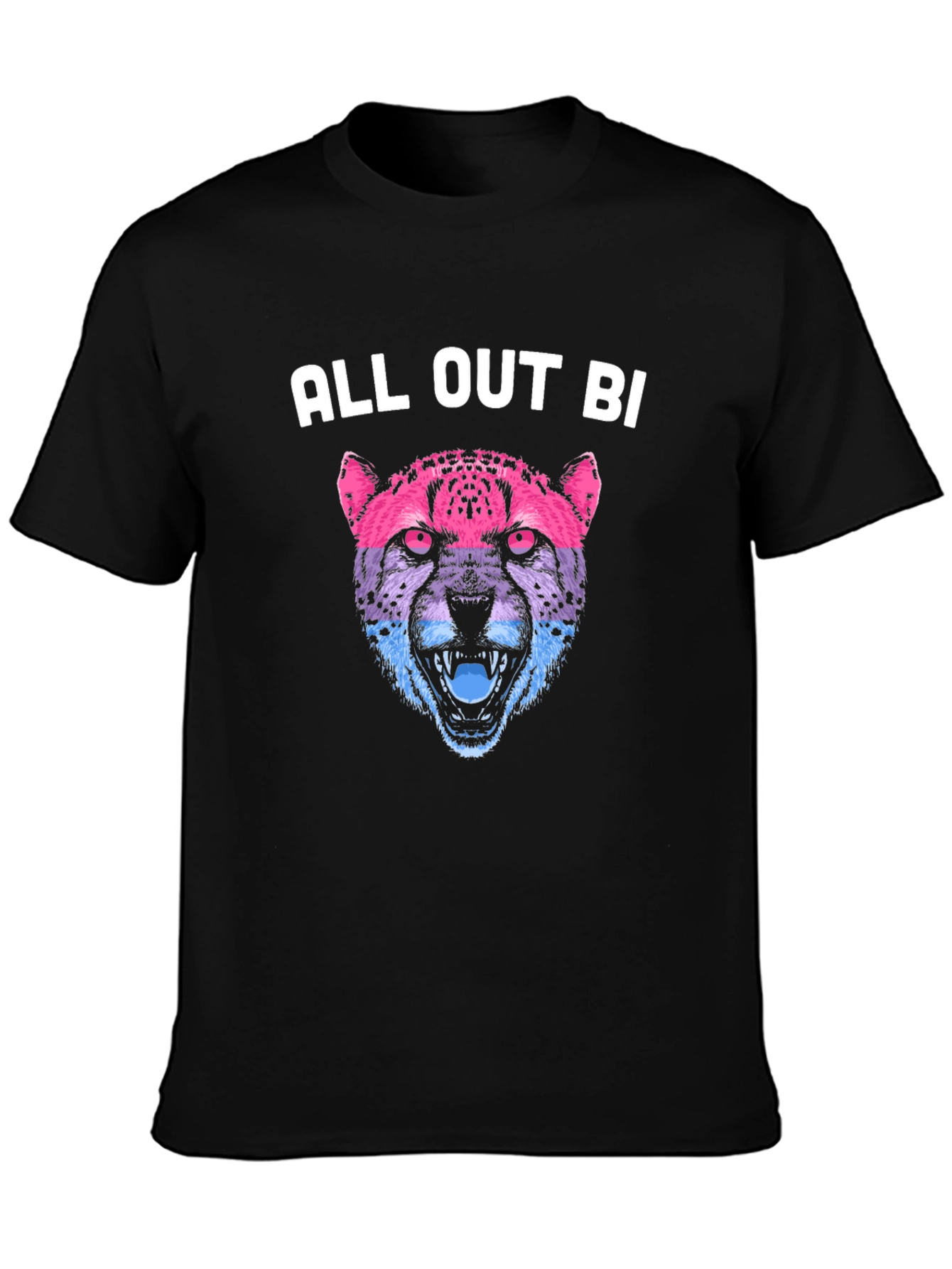 All Out Bi Cheetah Graphic Tee