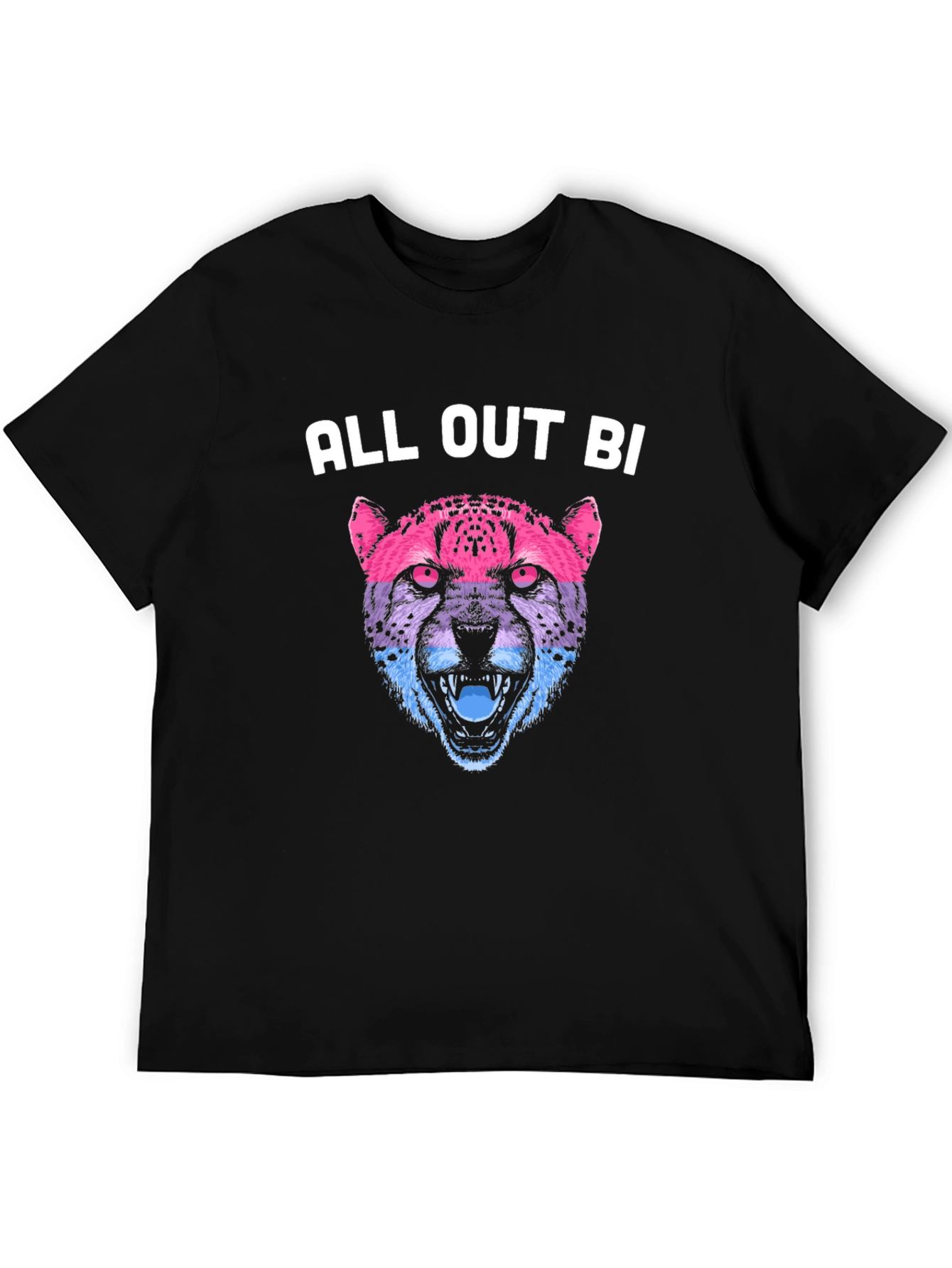 All Out Bi Cheetah Graphic Tee