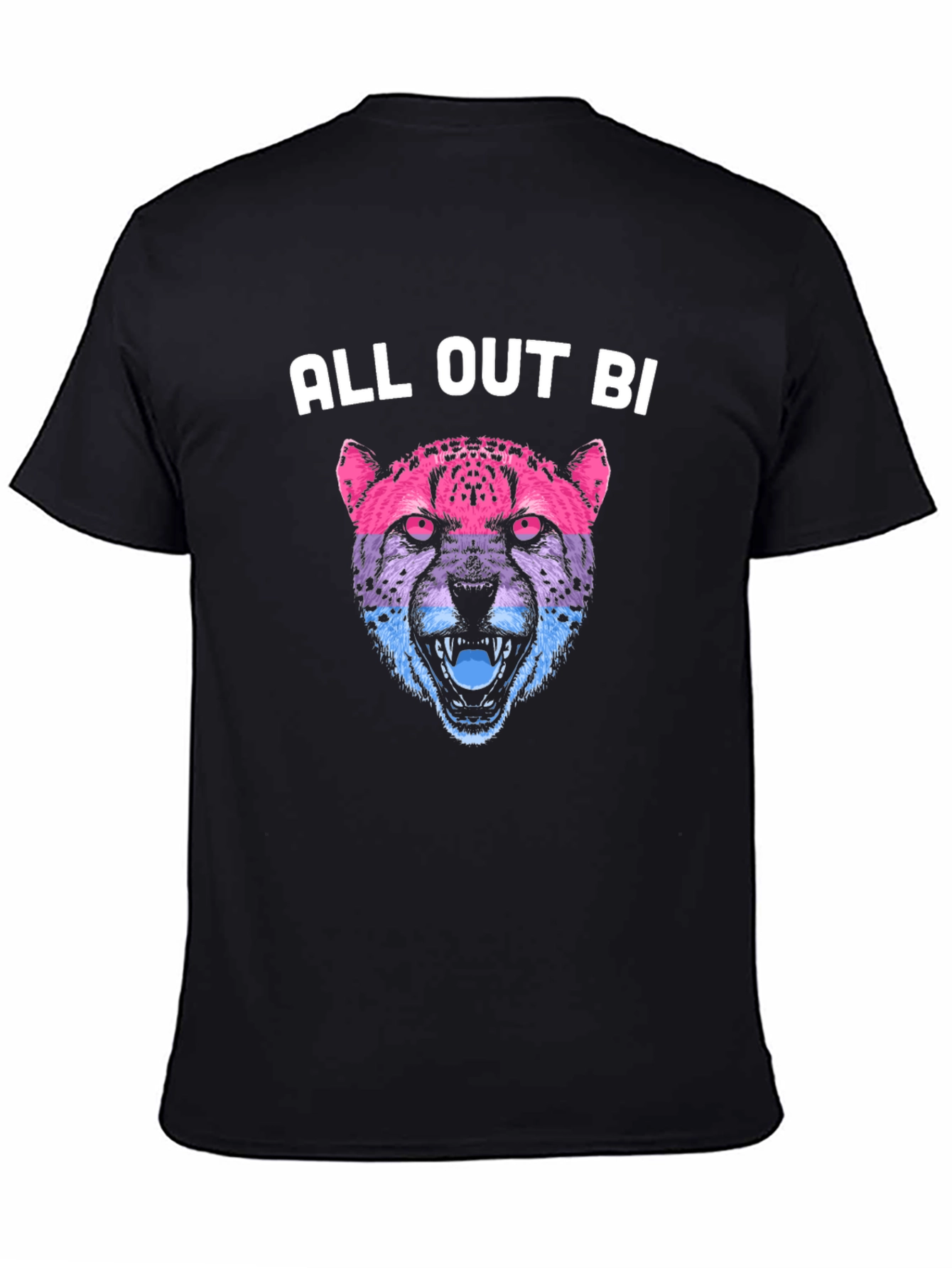 All Out Bi Cheetah Graphic Tee