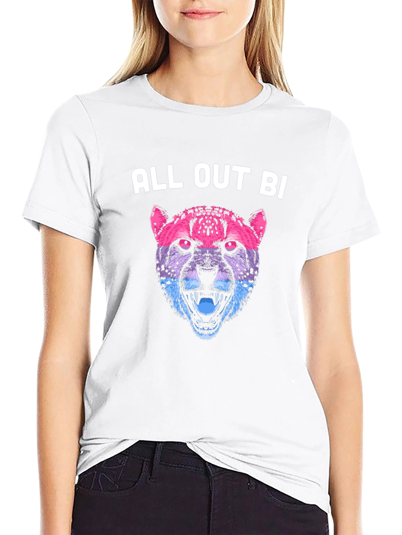 All Out Bi Cheetah Graphic Tee