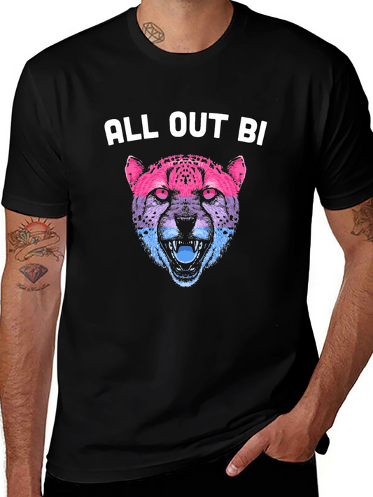 All Out Bi Cheetah Graphic Tee