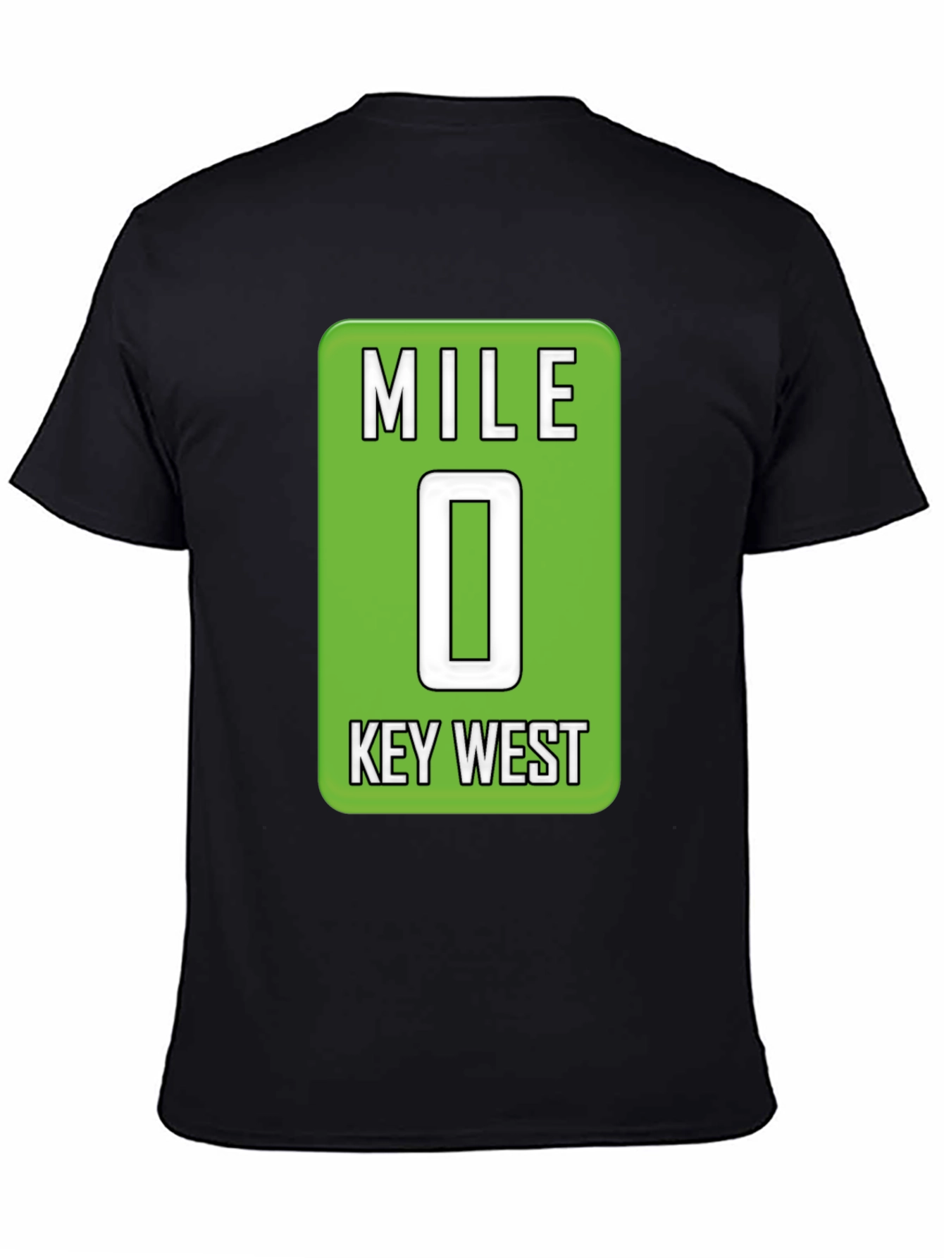 Mile 0 Key West T-Shirt - Black