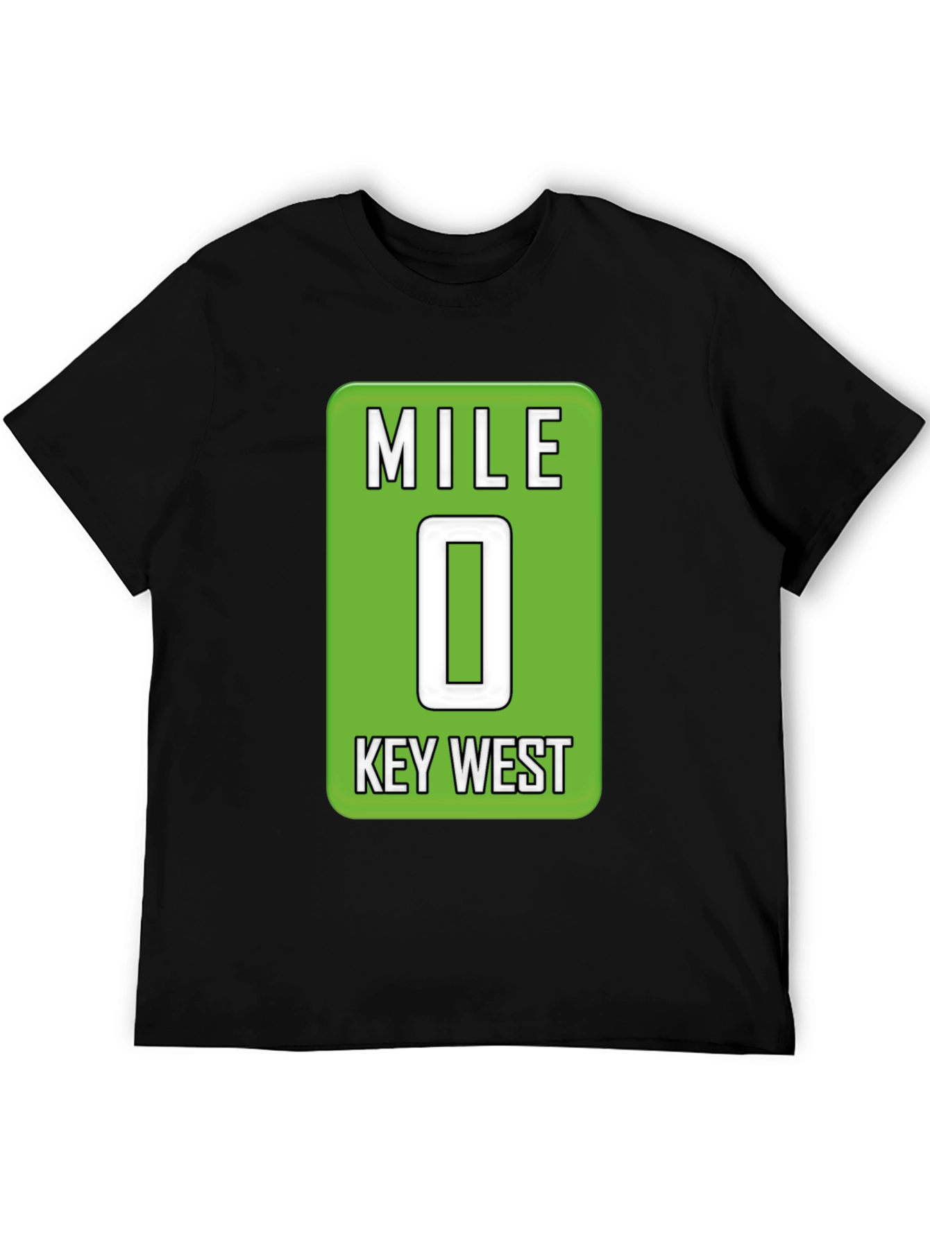 Mile 0 Key West T-Shirt - Black