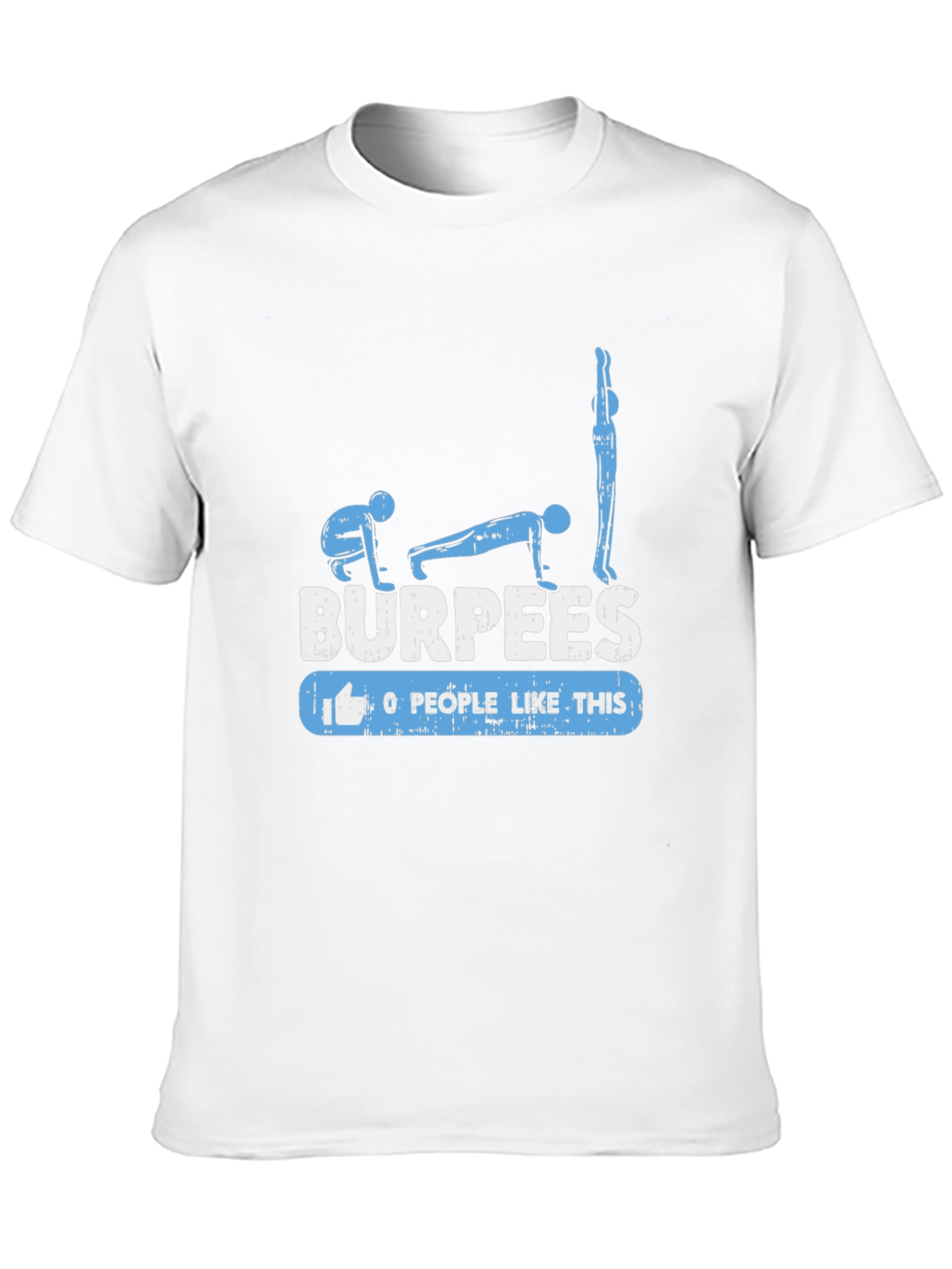 Burpees Fitness Graphic T-Shirt - Black