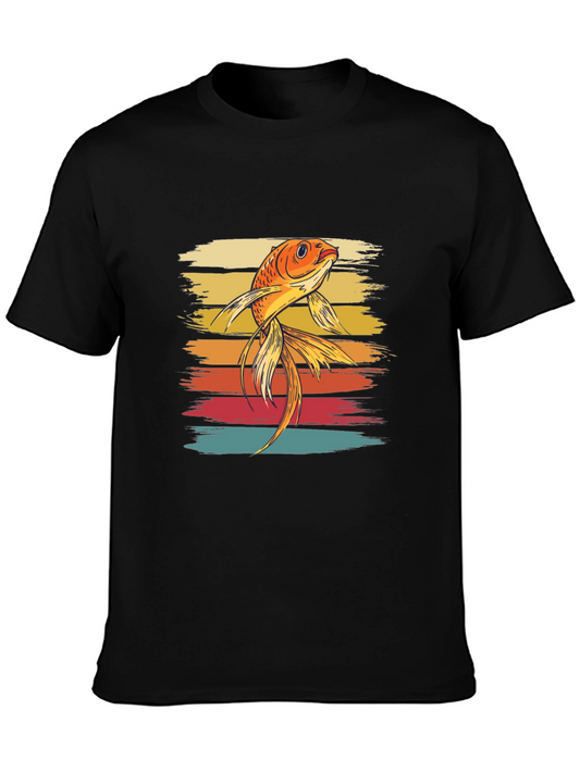 Koi Fish Retro T-Shirt - Vintage Style Graphic Tee