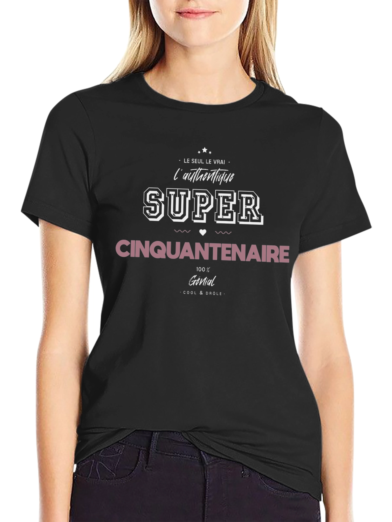 Funny Super Cinquantenaire Graphic Tee