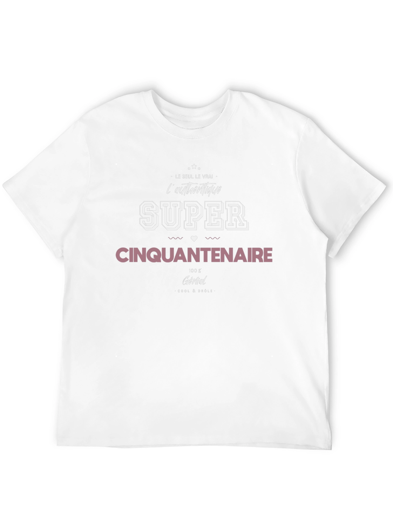 Funny Super Cinquantenaire Graphic Tee