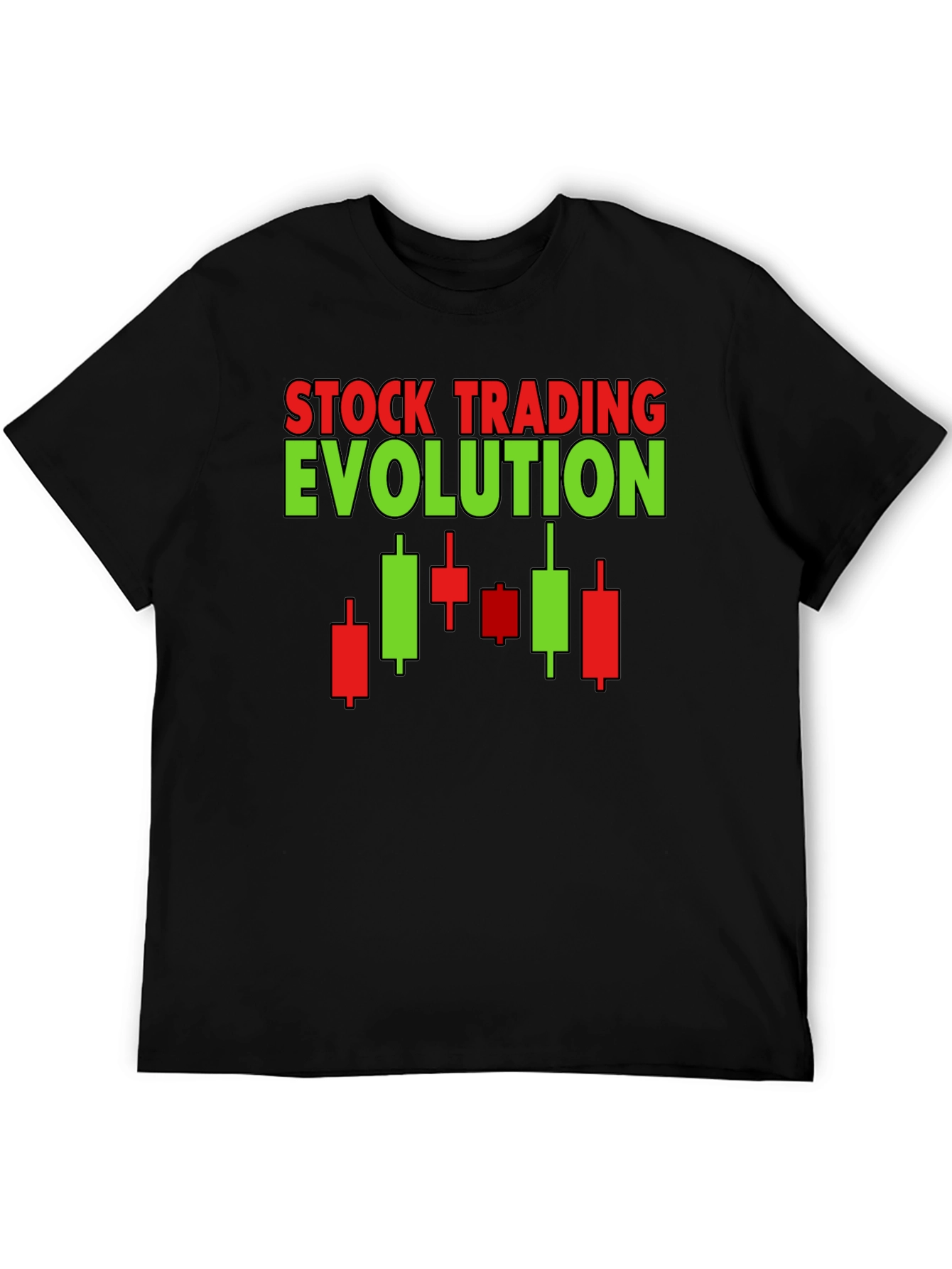 Stock Trading Evolution Graphic Tee