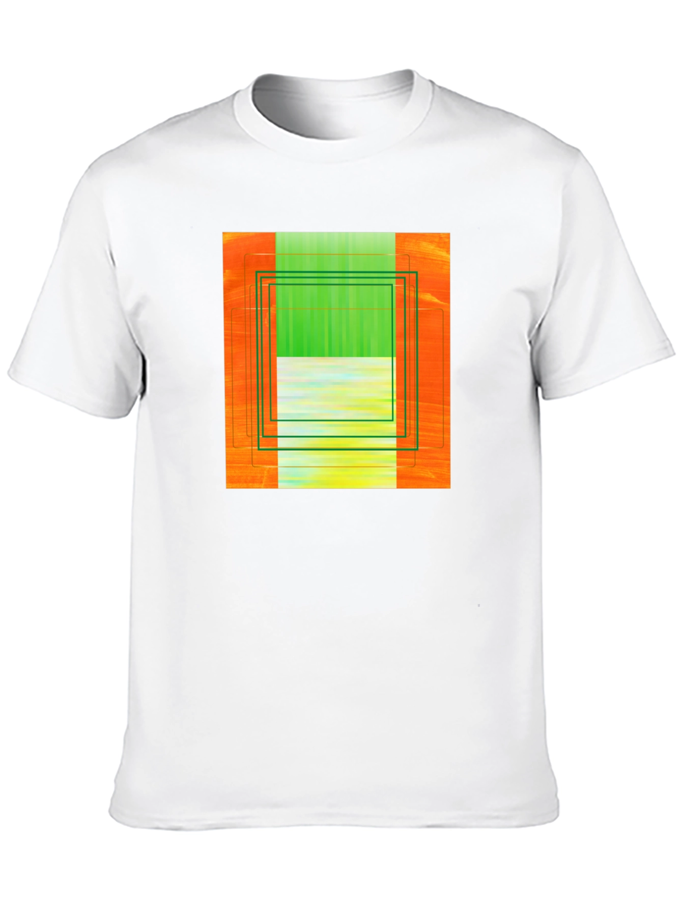 Abstract Graphic Print Tee - Modern Art T-Shirt