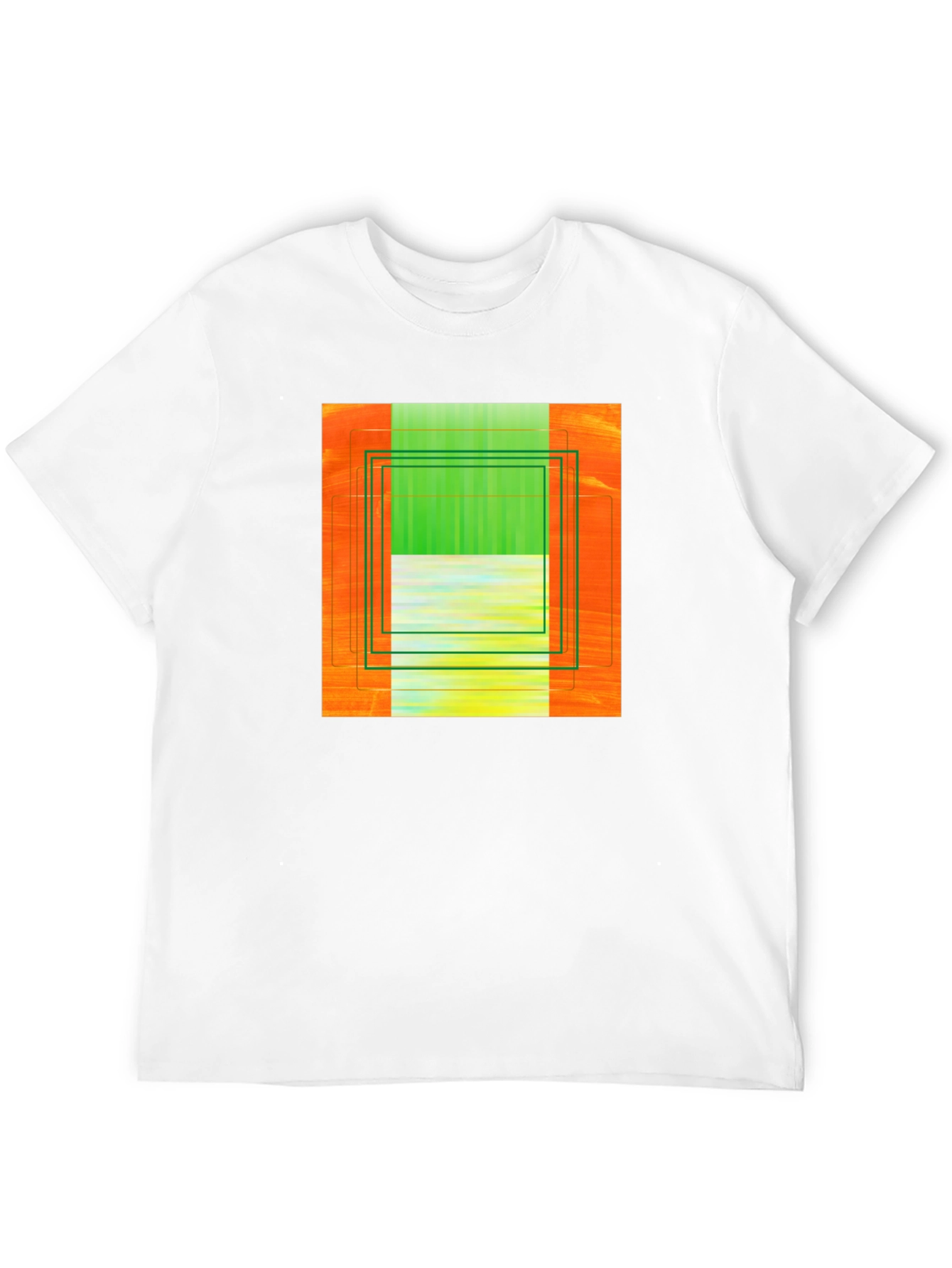 Abstract Graphic Print Tee - Modern Art T-Shirt